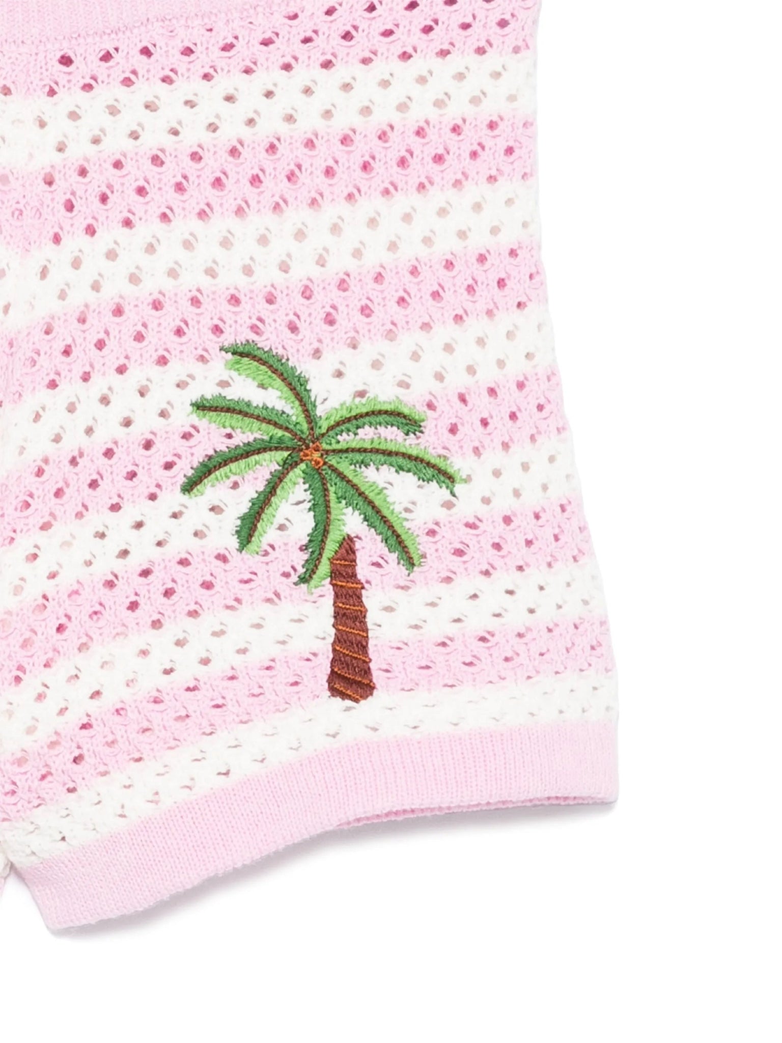 SHORTS UNCINETTO ROSA BIANCO CON PALME MC2 SAINT BARTH - Angel Luxury