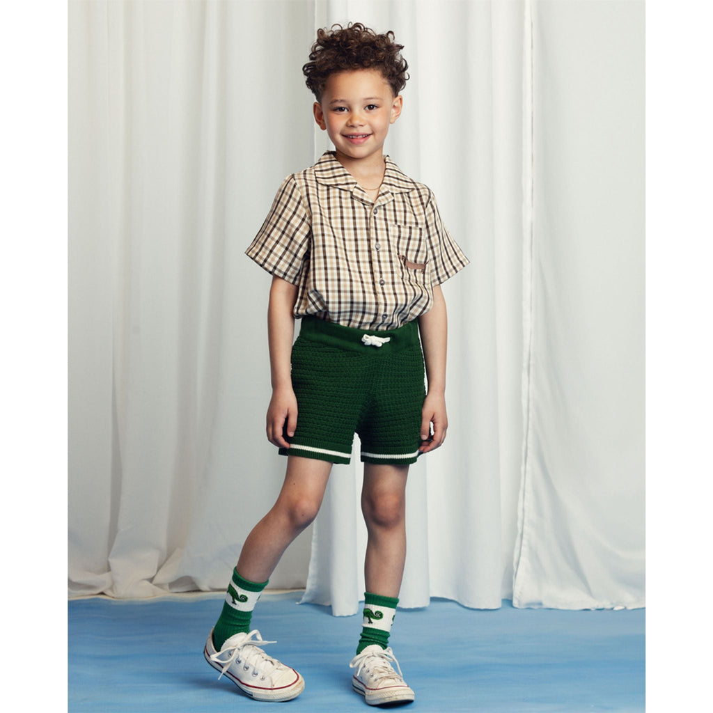 SHORTS UNCINETTO VERDE MINI RODINI - Angel Luxury