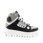 SNEAKERS ALTA GRIGIO/NERO DSQUARED2 - Angel Luxury