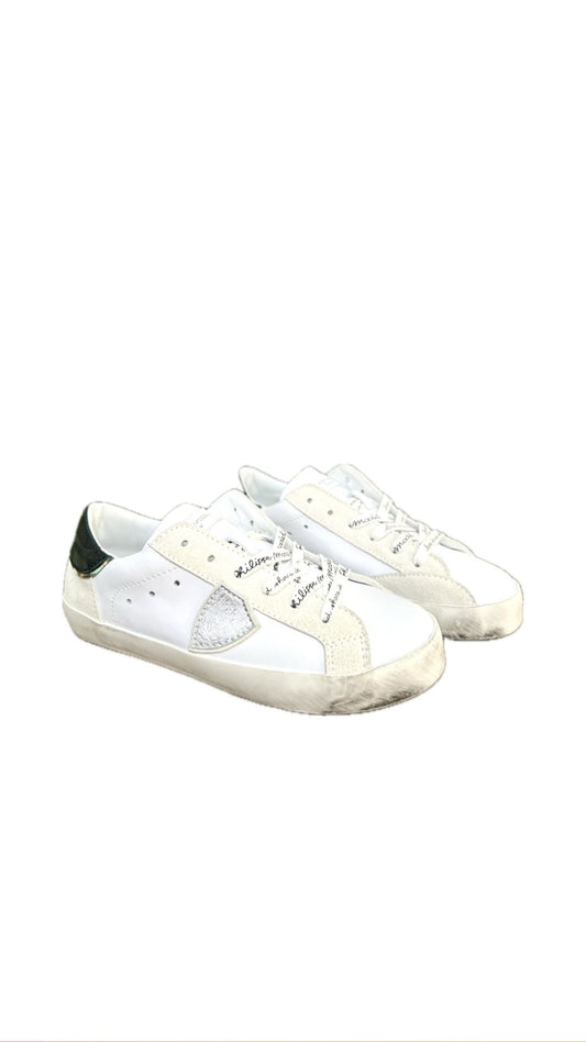 SNEAKERS BIANCO/NERO PHILIPPE MODEL - Angel Luxury
