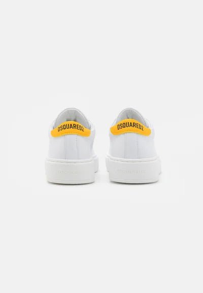 SNEAKERS CON LOGO GIALLO ICON - Angel Luxury