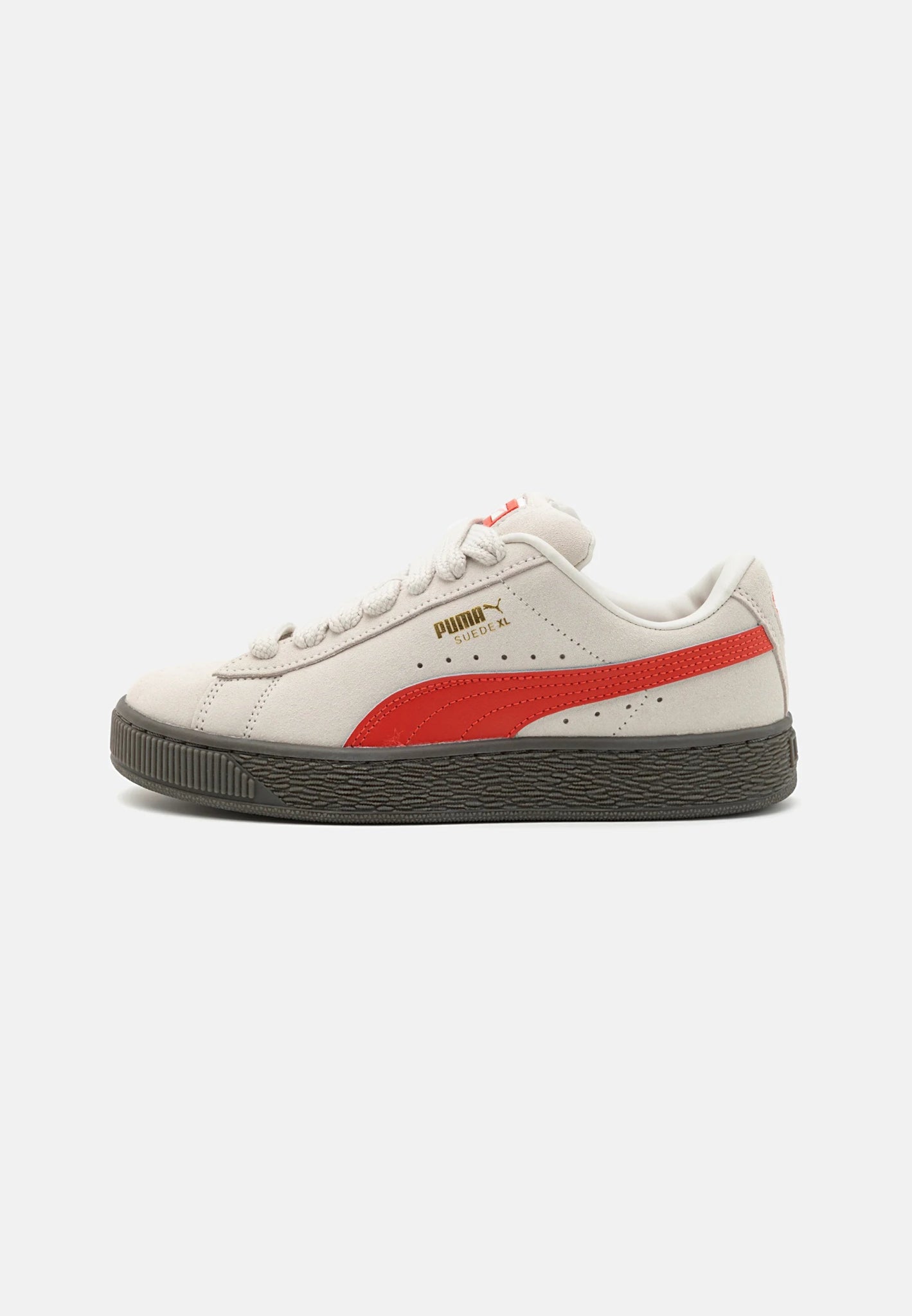 SNEAKERS GRIGIO CHIARO CON BAFFO ROSSO PUMA - Angel Luxury