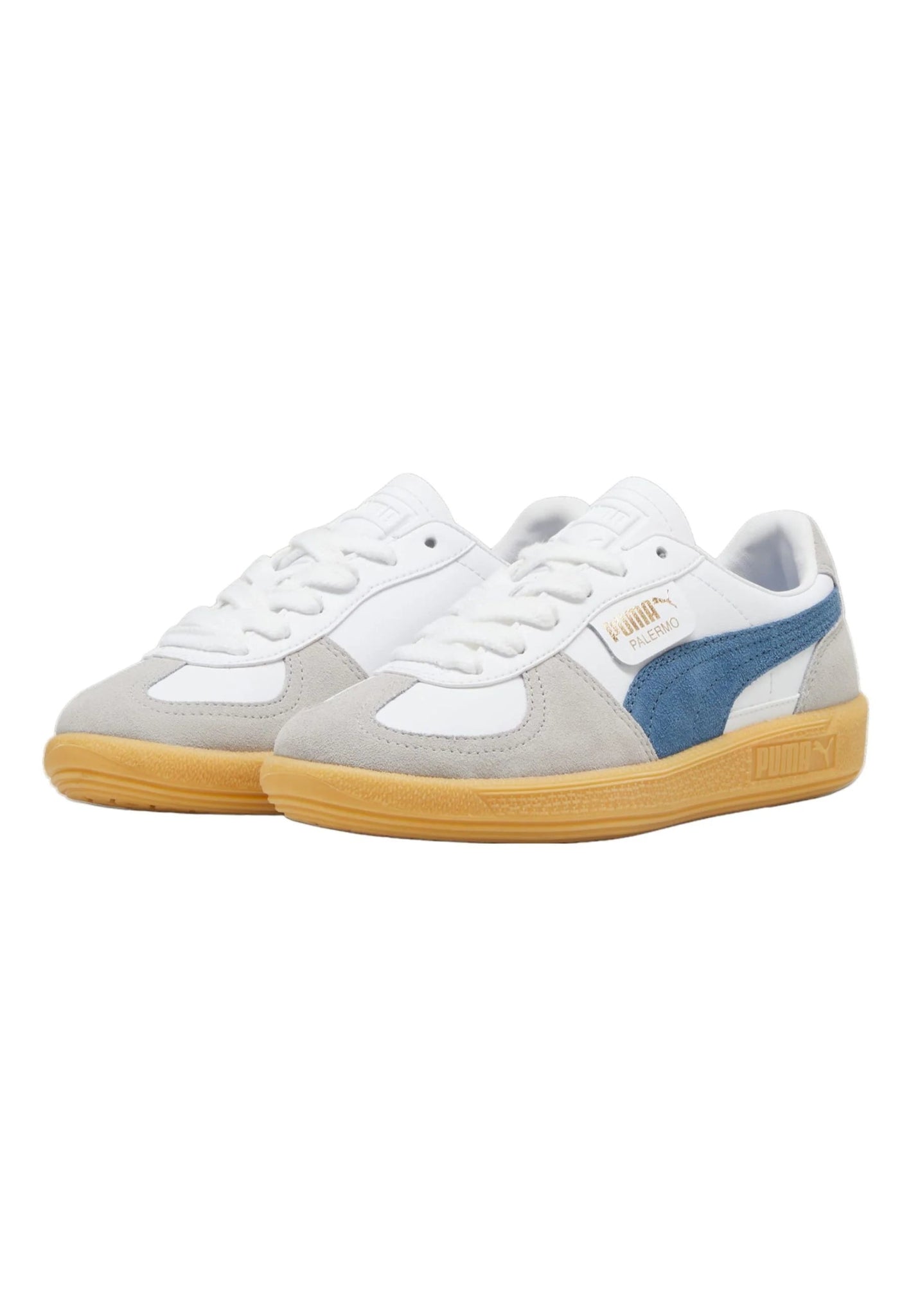 SNEAKERS PALERMO BIANCO/BLU PUMA - Angel Luxury