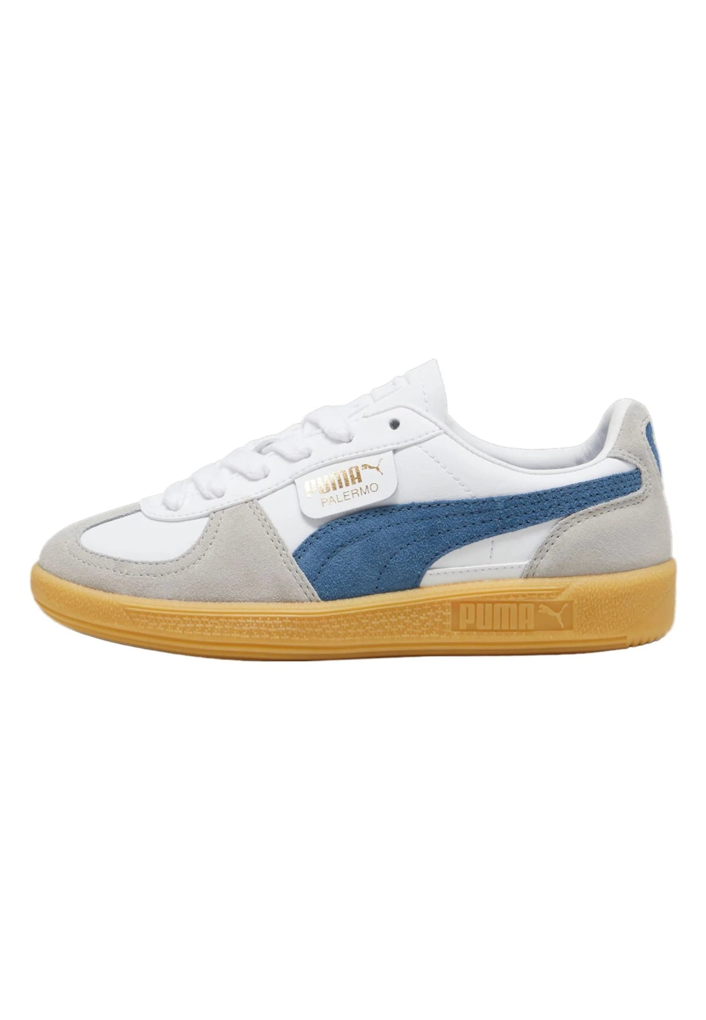 SNEAKERS PALERMO BIANCO/BLU PUMA - Angel Luxury