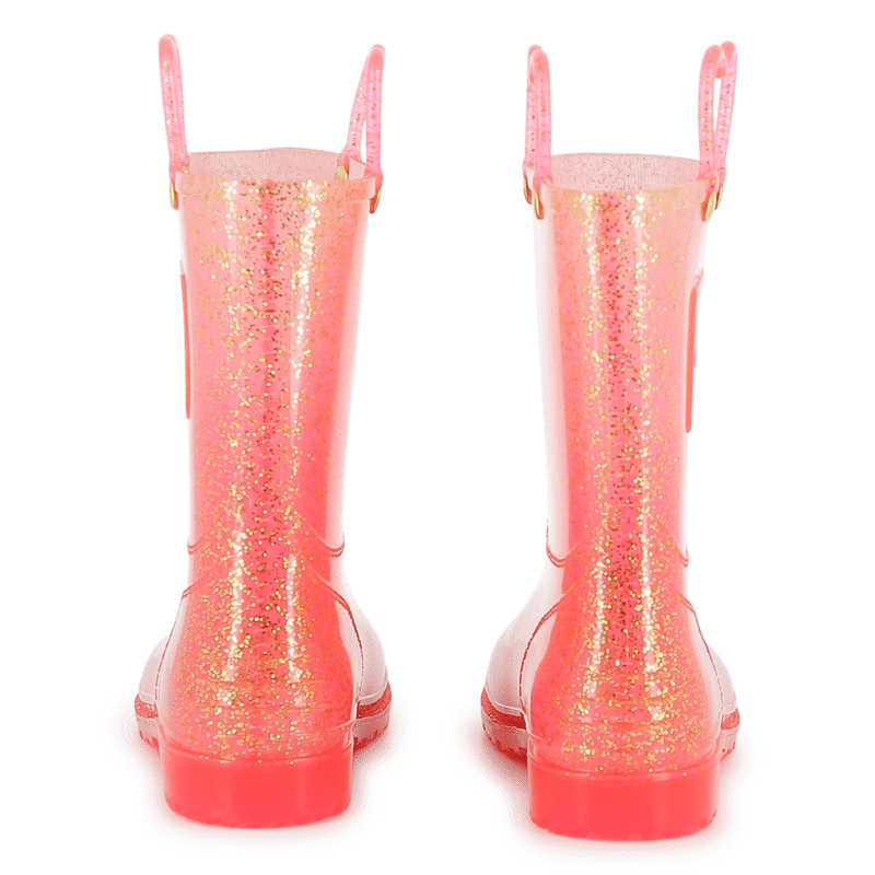 STIVALI DA PIOGGIA ROSA GLITTERATI BILLIEBLUSH - Angel Luxury