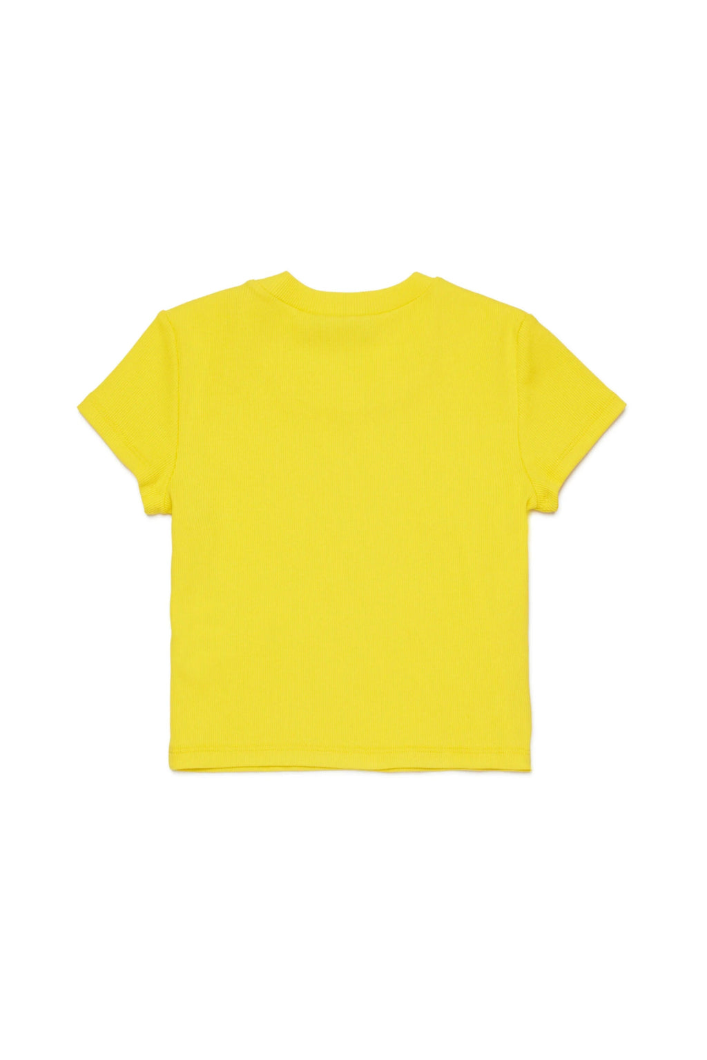 T - SHIRT A COSTINE GIALLA CON LOGO DSQUARED2 - Angel Luxury