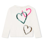 T - SHIRT A CUORE BILLIEBLUSH - Angel Luxury