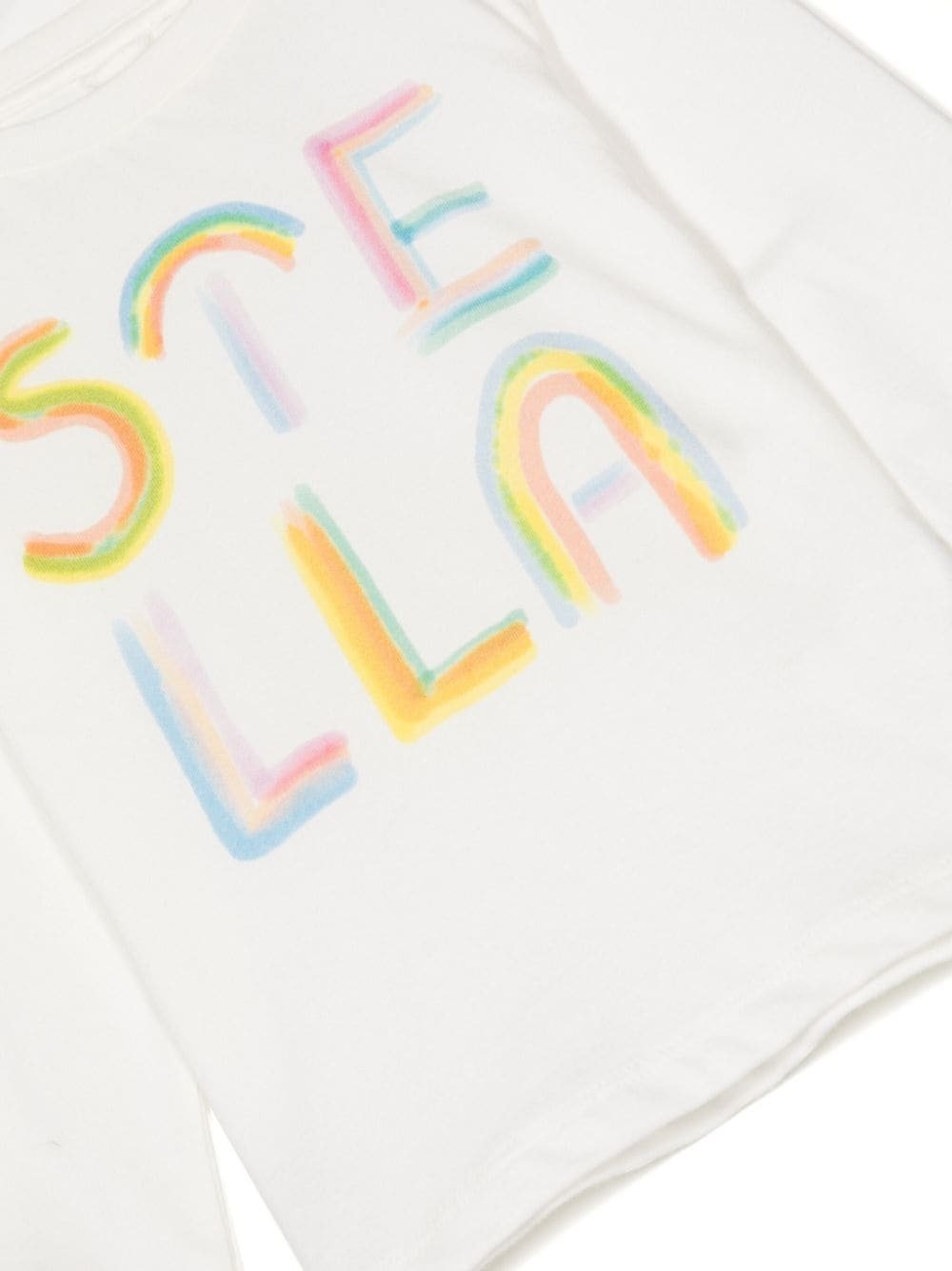 T - SHIRT A MANICA LUNGA BIANCA STELLA MCCARTNEY - Angel Luxury