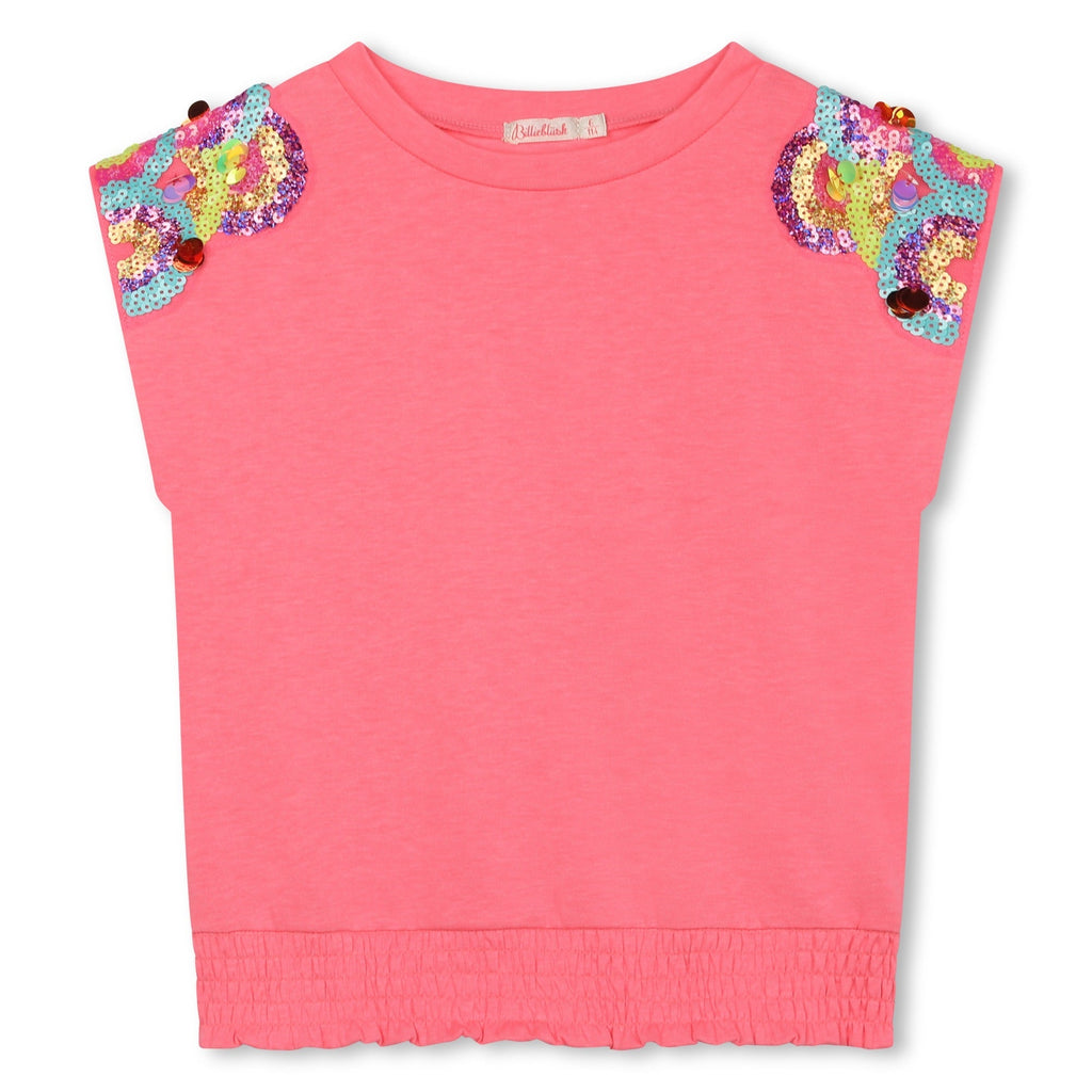 T - SHIRT AMPIA ROSA BILLIEBLUSH - Angel Luxury
