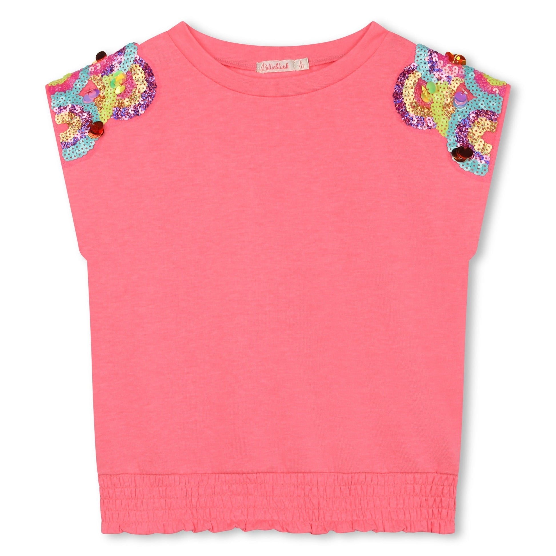 T - SHIRT AMPIA ROSA BILLIEBLUSH - Angel Luxury