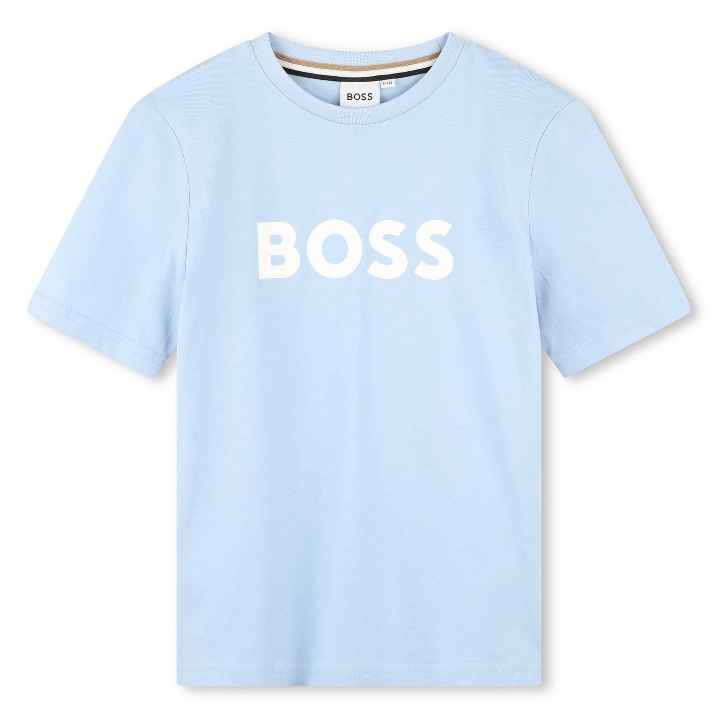 T - SHIRT AZZURRA BOSS - Angel Luxury