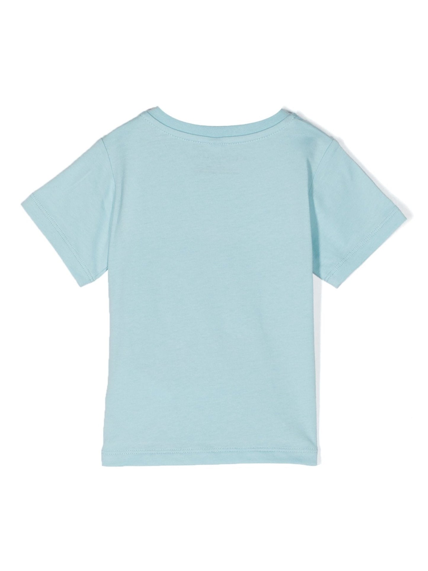T - SHIRT AZZURRA CON STAMPA STELLA MCCARTNEY - Angel Luxury