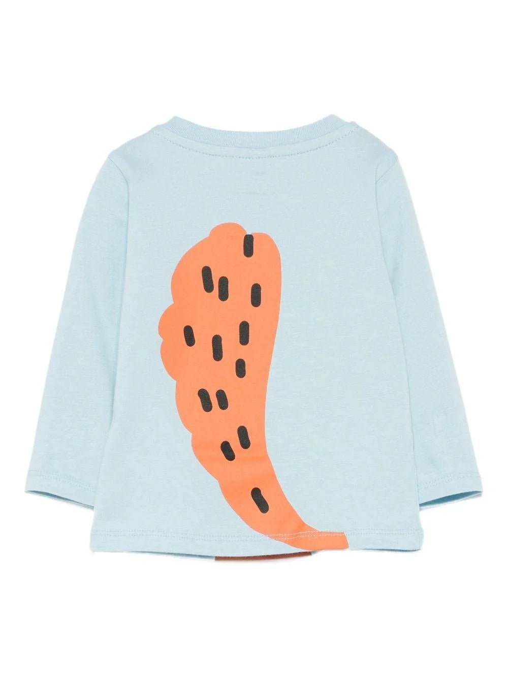 T - SHIRT AZZURRA MANICA LUNGA CON SCOIATTOLO STELLA MCCARTNEY - Angel Luxury