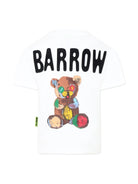 T - SHIRT BANCA CON PALMA BARROW - Angel Luxury