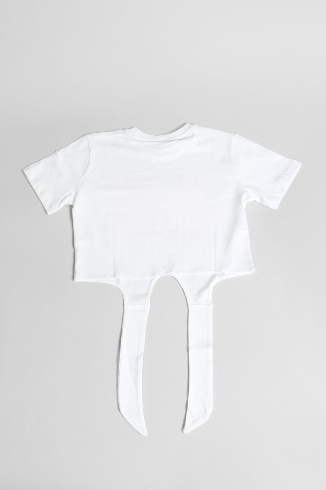 T-shirt bandana corta Pinko bianca - Angel Luxury