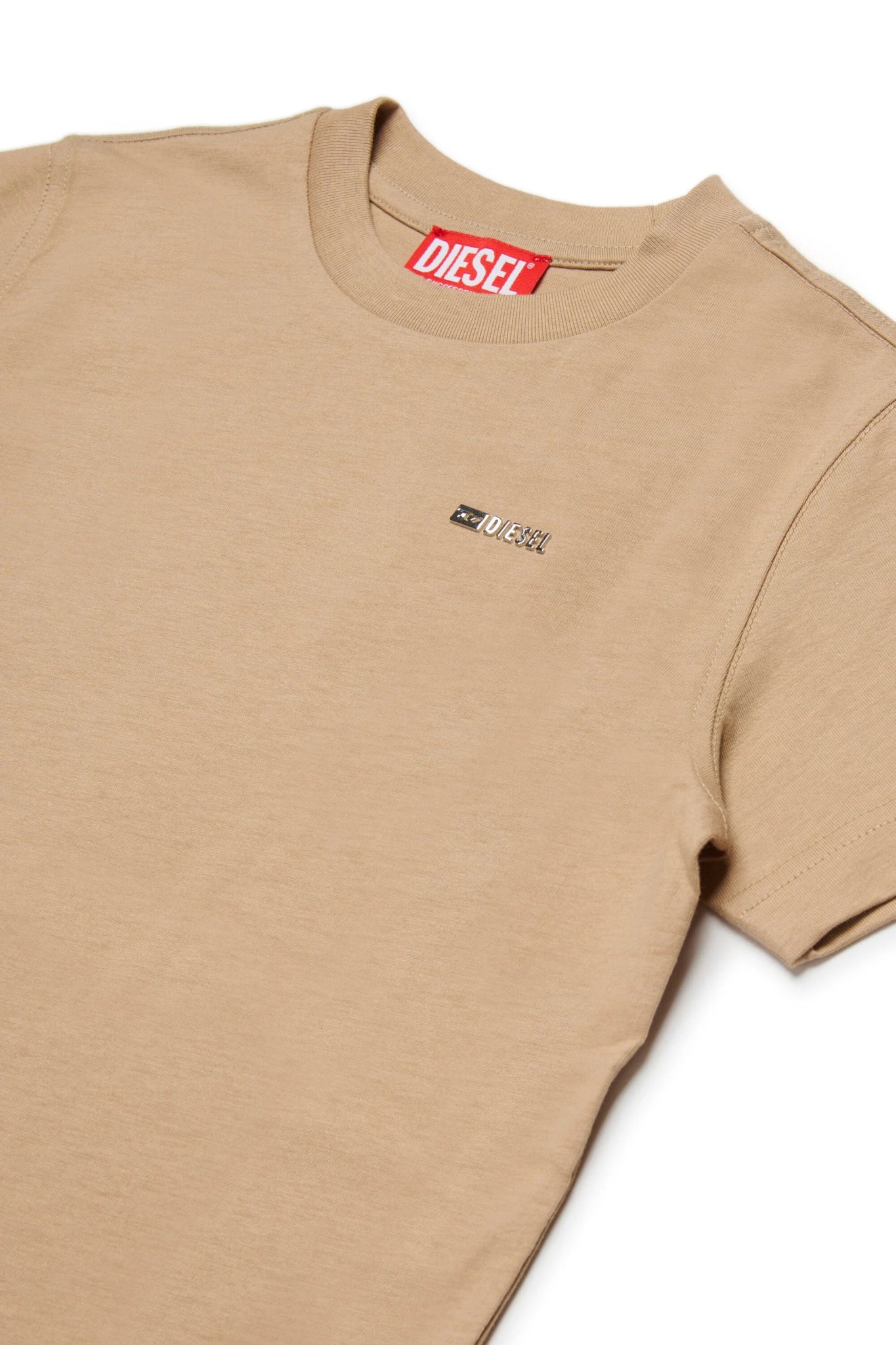 T - SHIRT BEIGE CON LOGO DIESEL - Angel Luxury