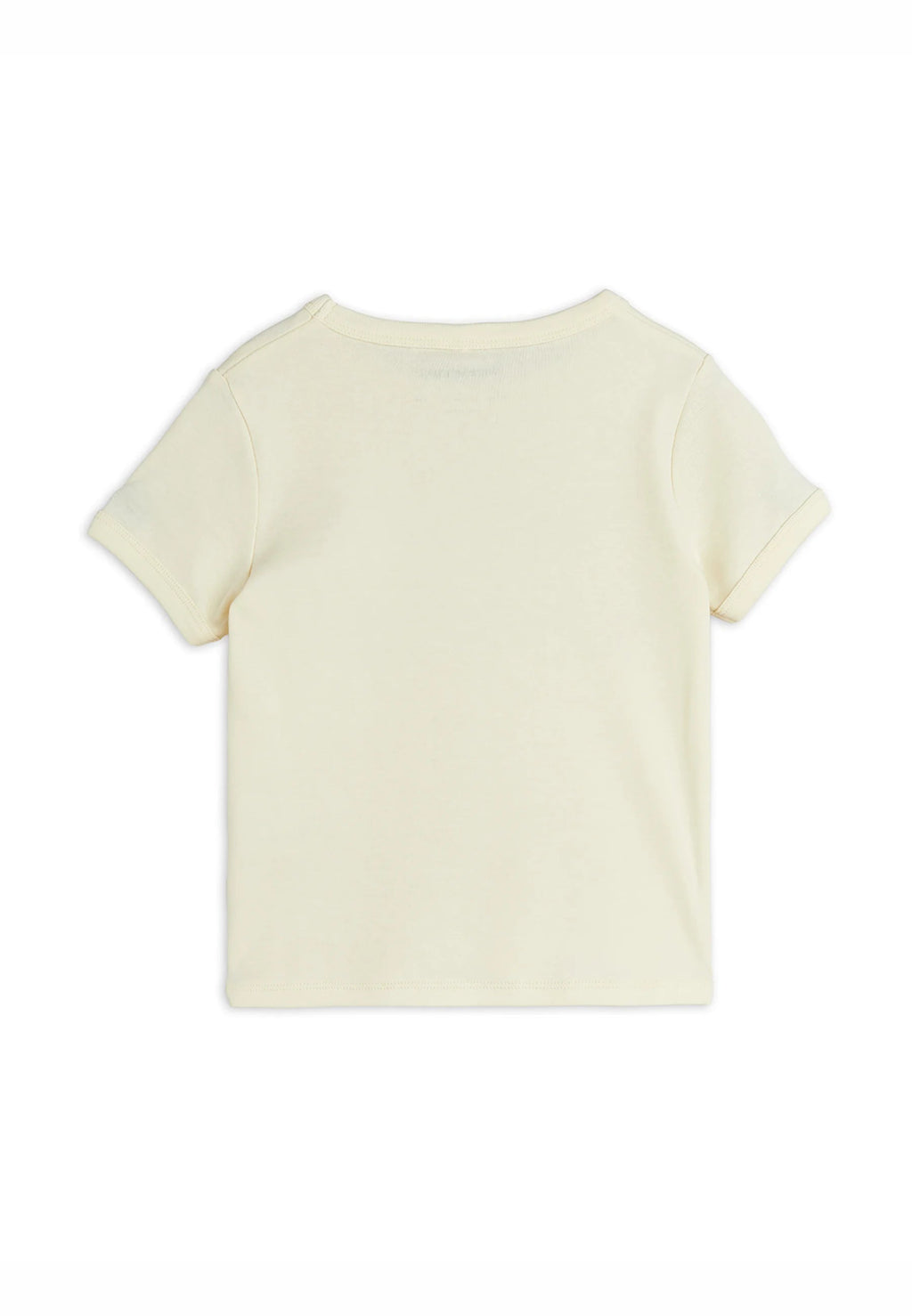 T - SHIRT BEIGE CON LOGO NERO MINI RODINI - Angel Luxury