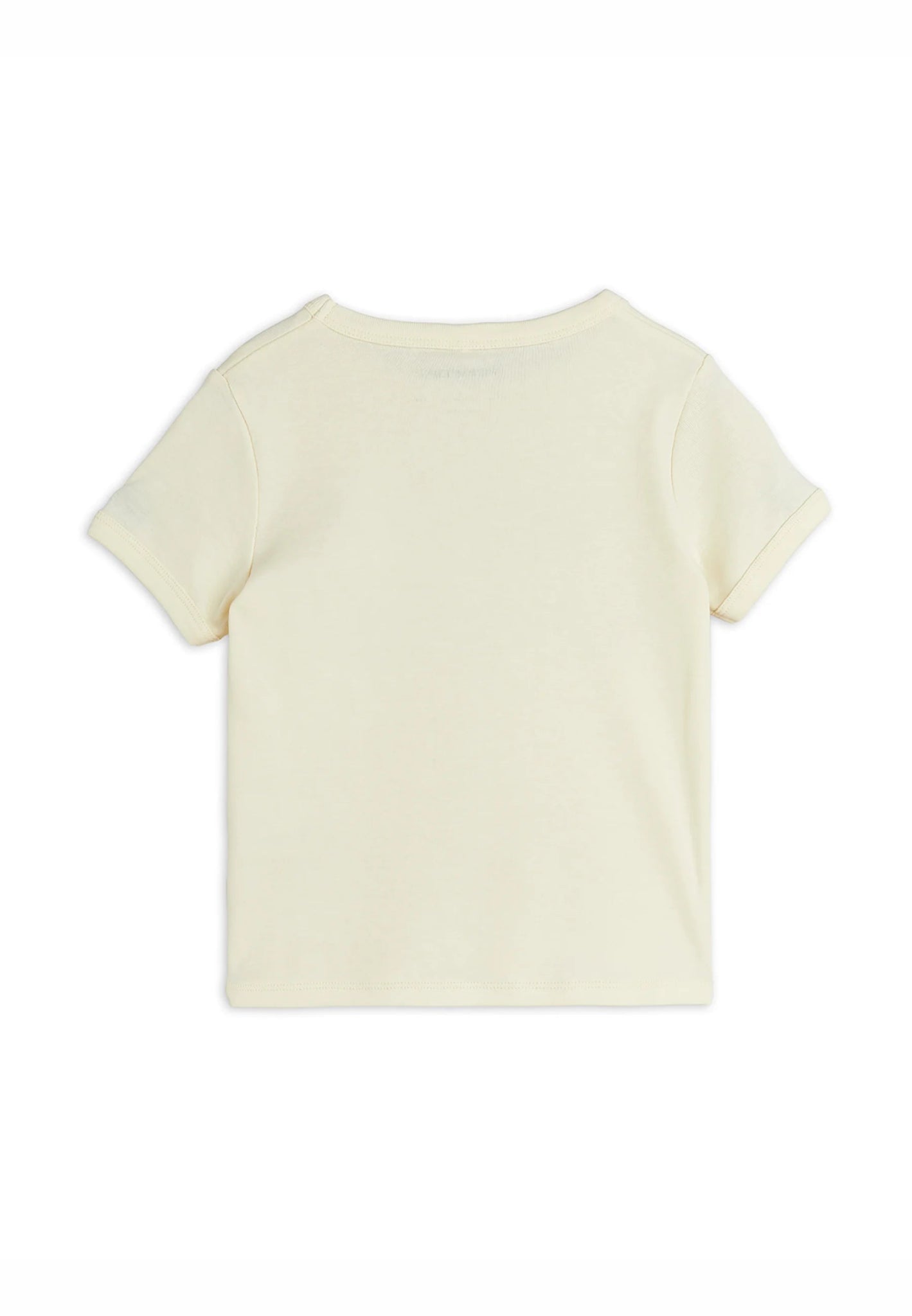 T - SHIRT BEIGE CON LOGO NERO MINI RODINI - Angel Luxury