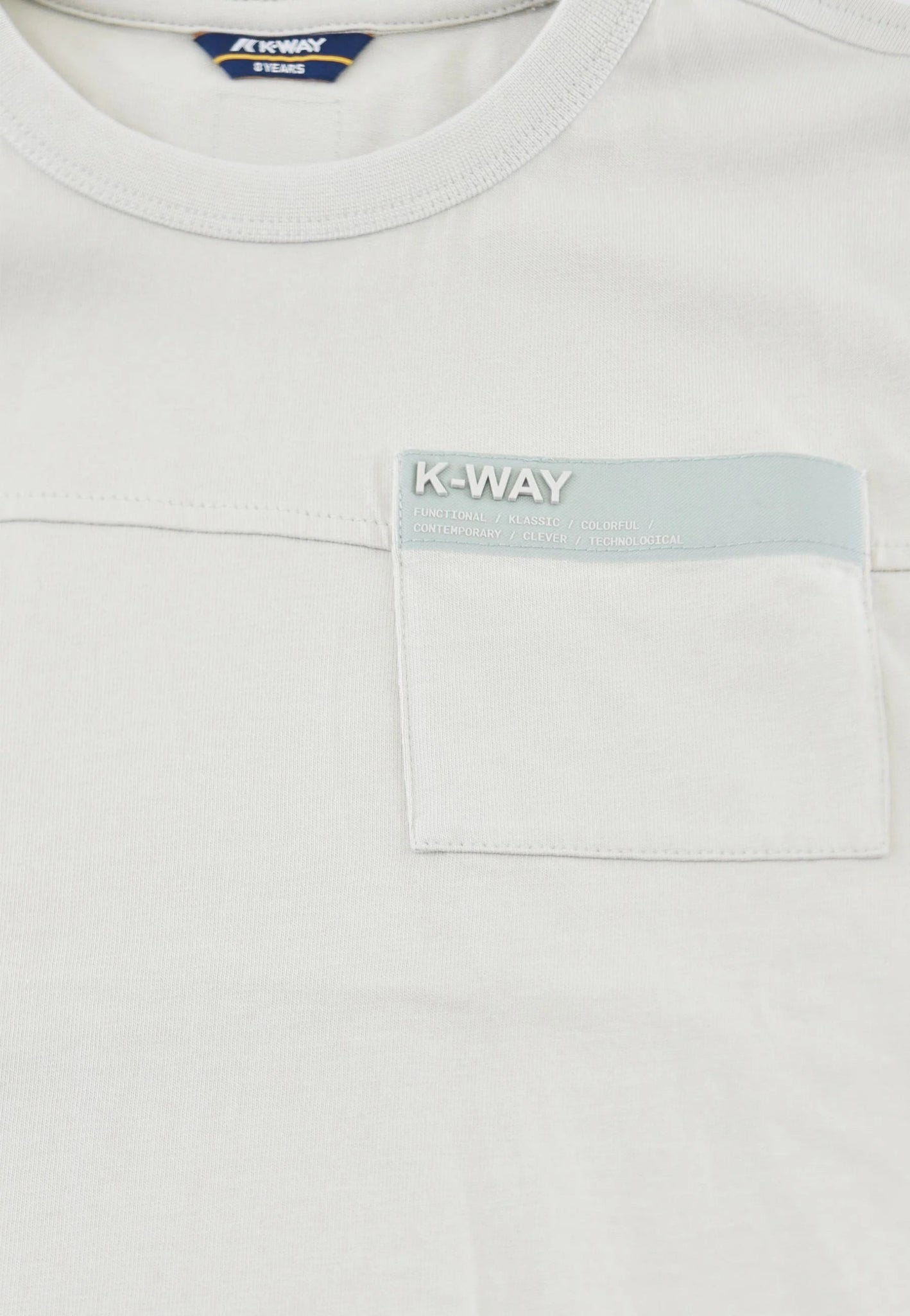 T - SHIRT BEIGE CON TASCHINO K - WAY - Angel Luxury