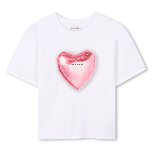 T - SHIRT BIANCA COL CUORE MARC JACOBS - Angel Luxury