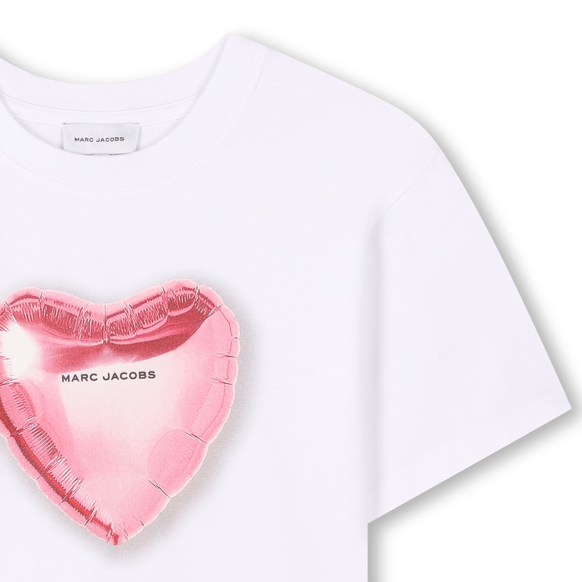 T - SHIRT BIANCA COL CUORE MARC JACOBS - Angel Luxury