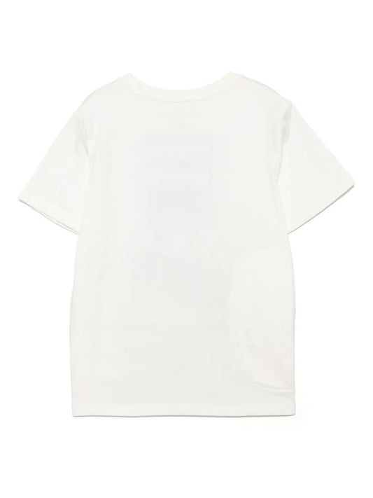 T - SHIRT BIANCA CON APPLICAZIONI STELLA MCCARTNEY - Angel Luxury