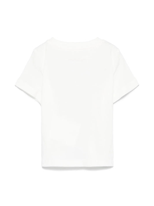 T - SHIRT BIANCA CON FANTASIA LOGO STELLA MCCARTNEY - Angel Luxury