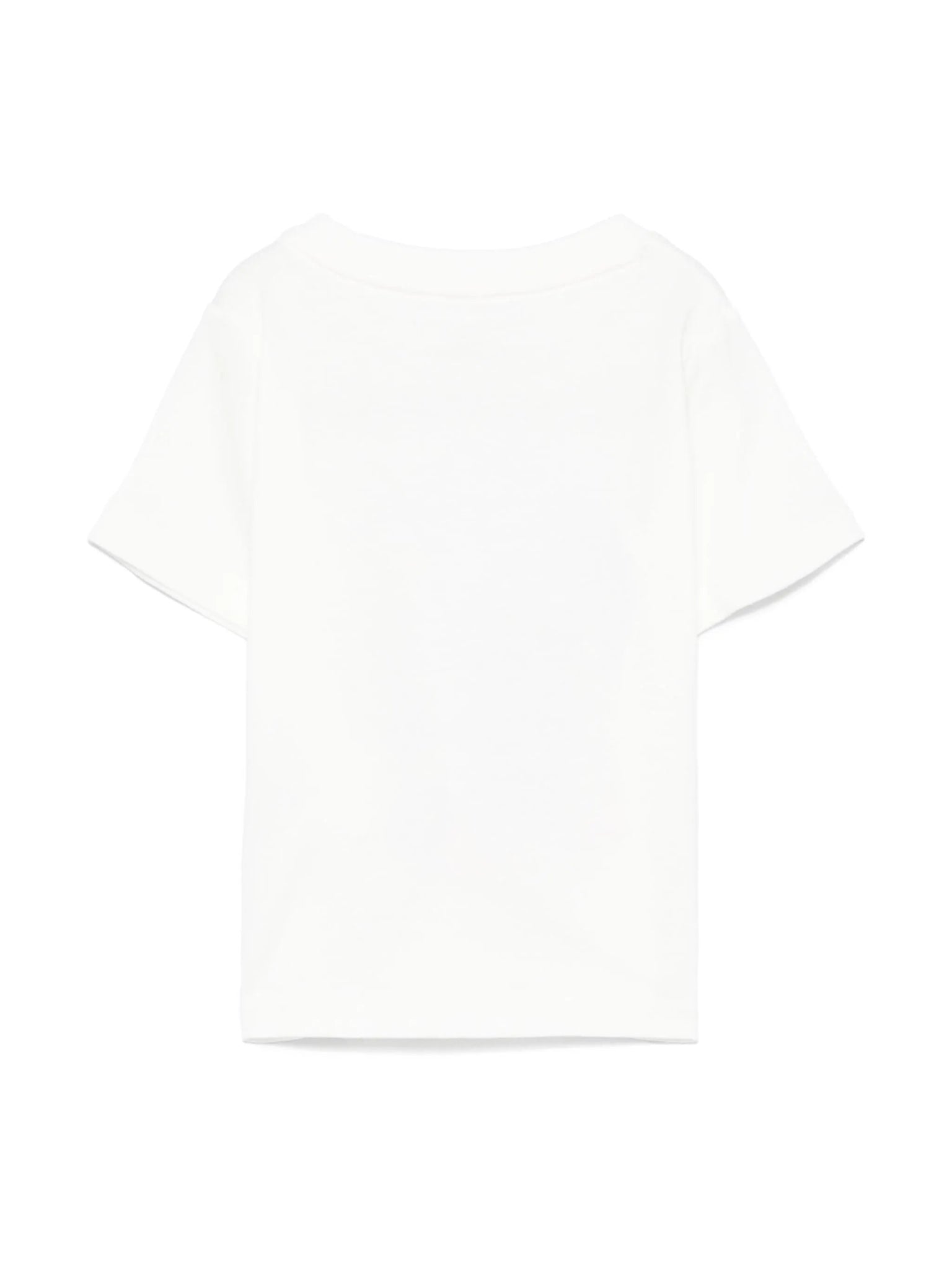 T - SHIRT BIANCA CON FUNGO ROSA STELLA MCCARTNEY - Angel Luxury