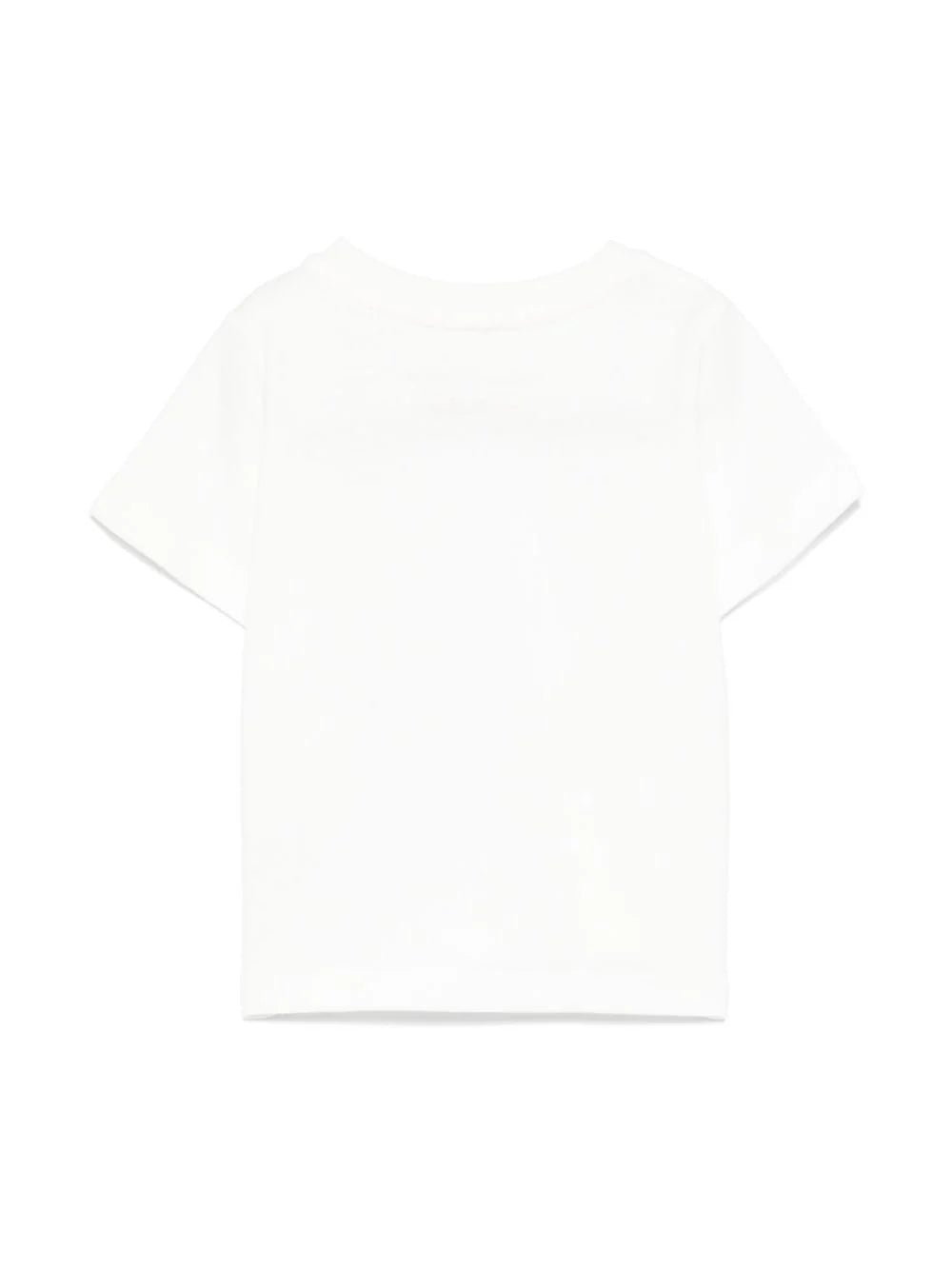 T - SHIRT BIANCA CON LOGO COLORATO STELLA MCCARTNEY - Angel Luxury