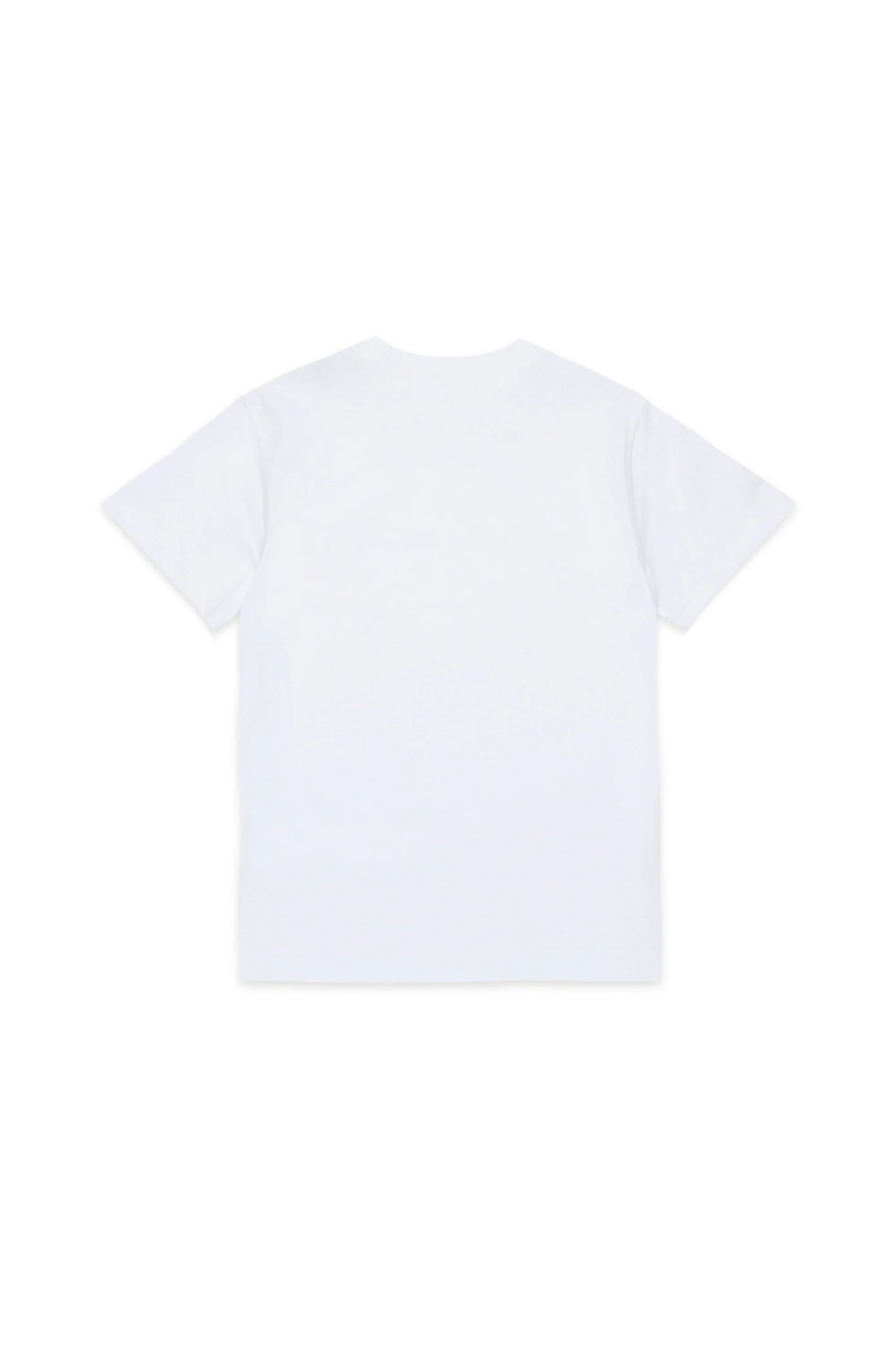 T - SHIRT BIANCA CON LOGO CORSIVO NERO DIESEL - Angel Luxury