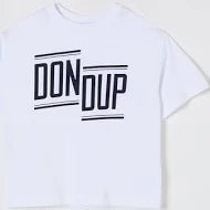 T - SHIRT BIANCA CON LOGO DONDUP - Angel Luxury