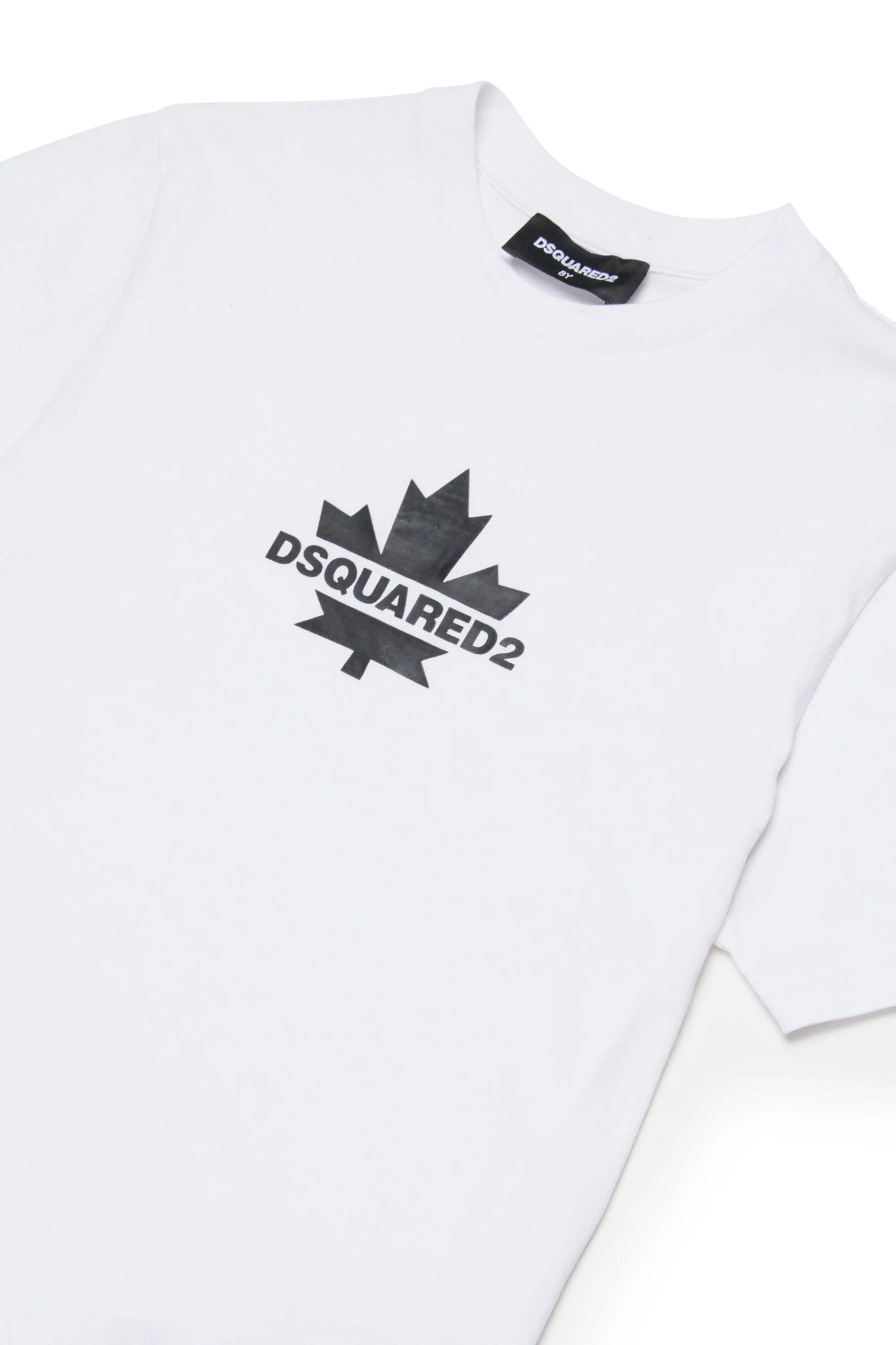 T - SHIRT BIANCA CON LOGO DSQUARED2 - Angel Luxury
