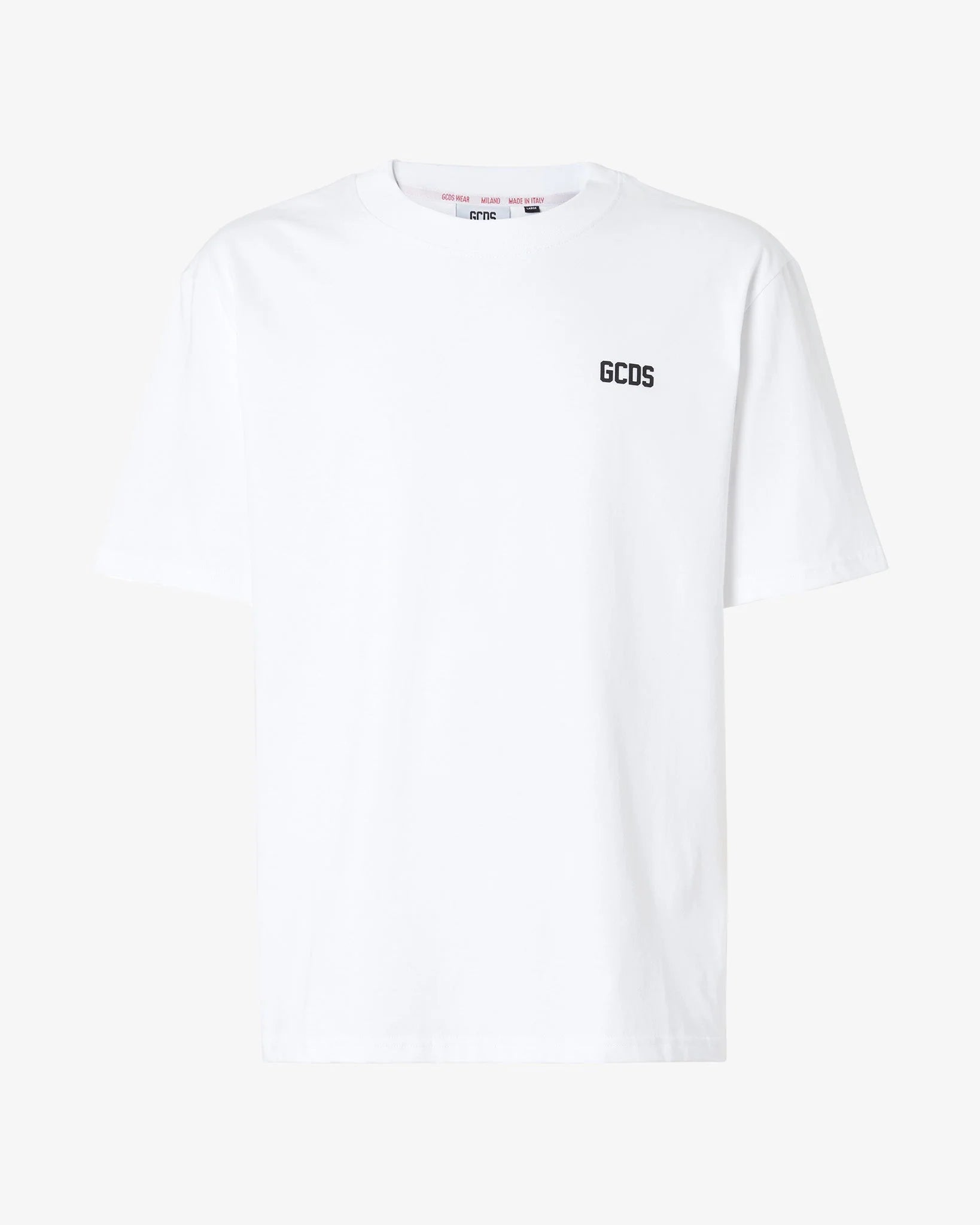 T - SHIRT BIANCA CON LOGO GCDS - Angel Luxury