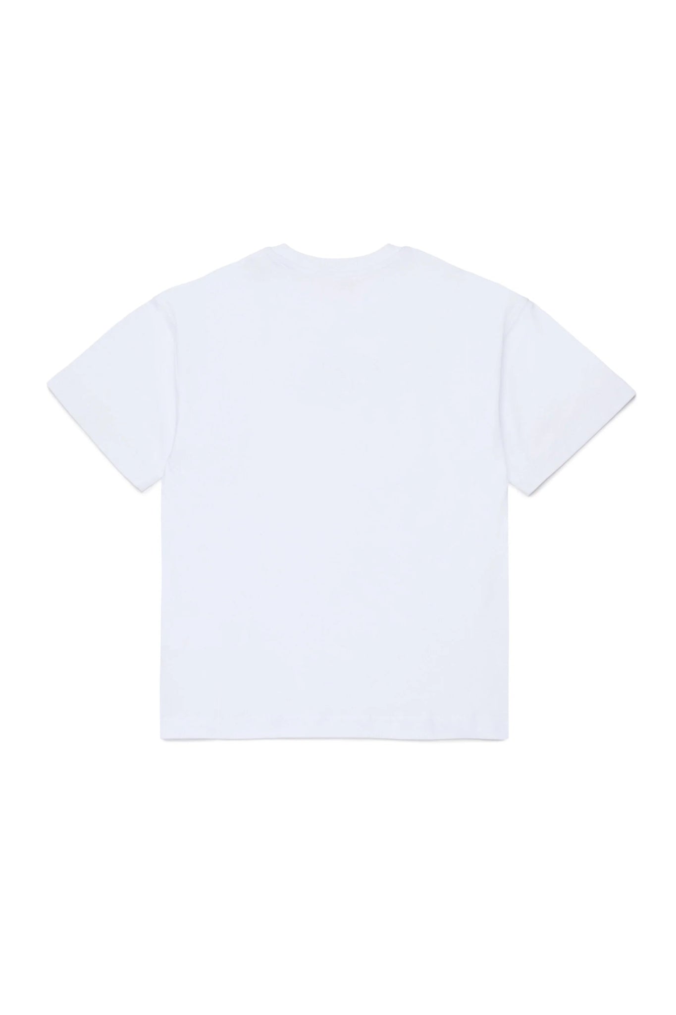 T - SHIRT BIANCA CON LOGO IN DENIM DIESEL - Angel Luxury