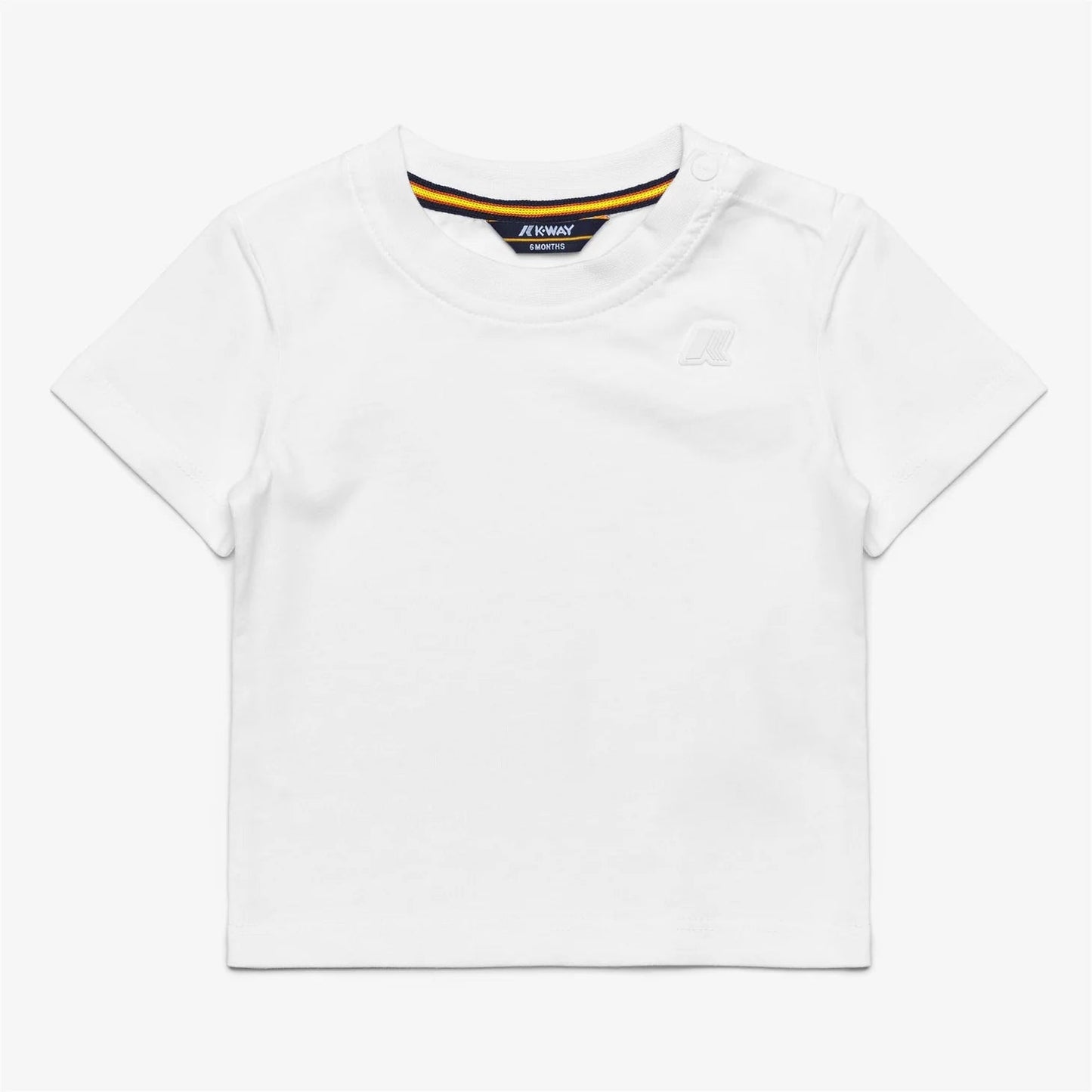 T - SHIRT BIANCA CON LOGO IN GOMMA K - WAY - Angel Luxury