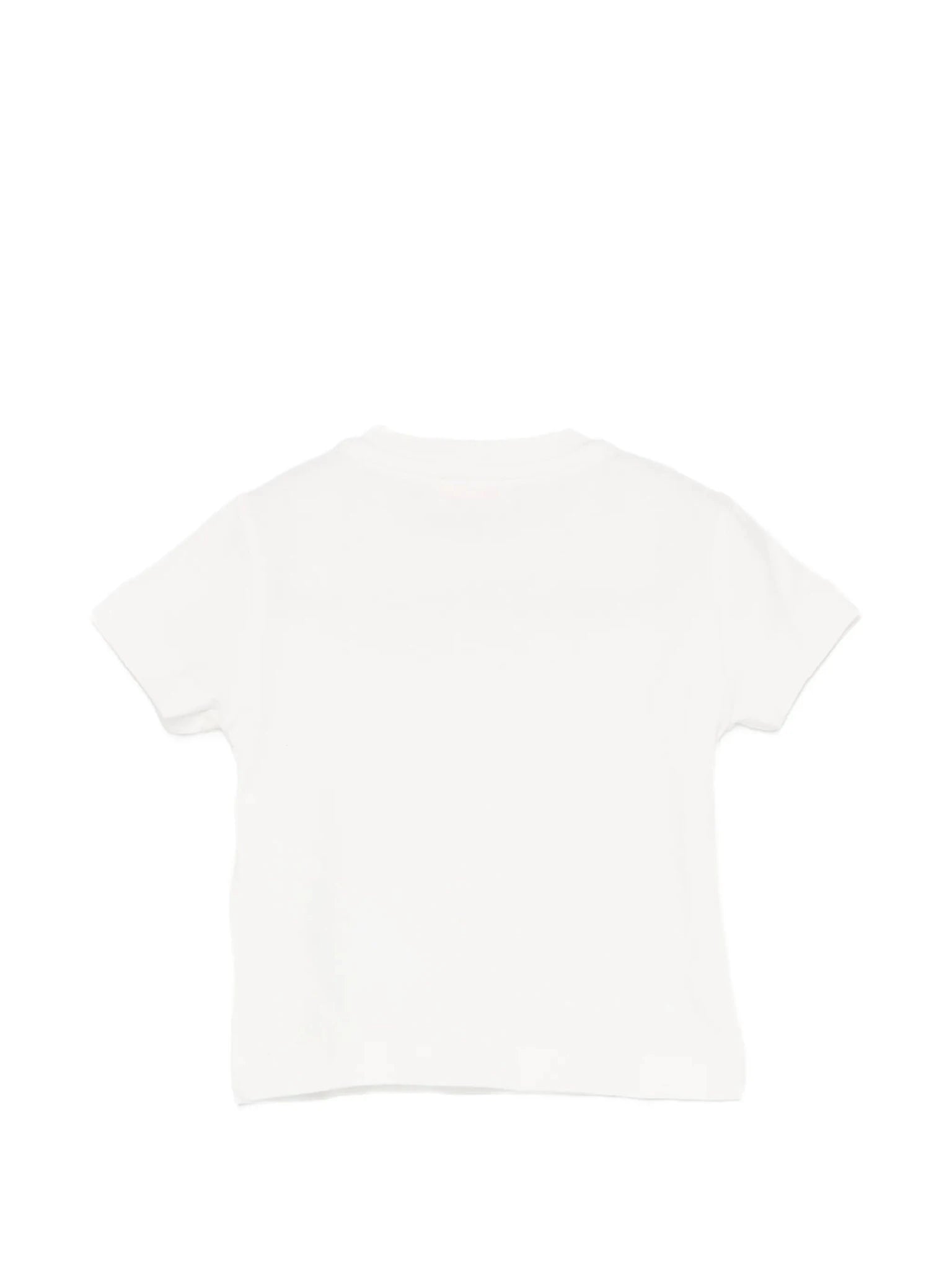 T - SHIRT BIANCA CON LOGO IN ORO ELISABETTA FRANCHI - Angel Luxury
