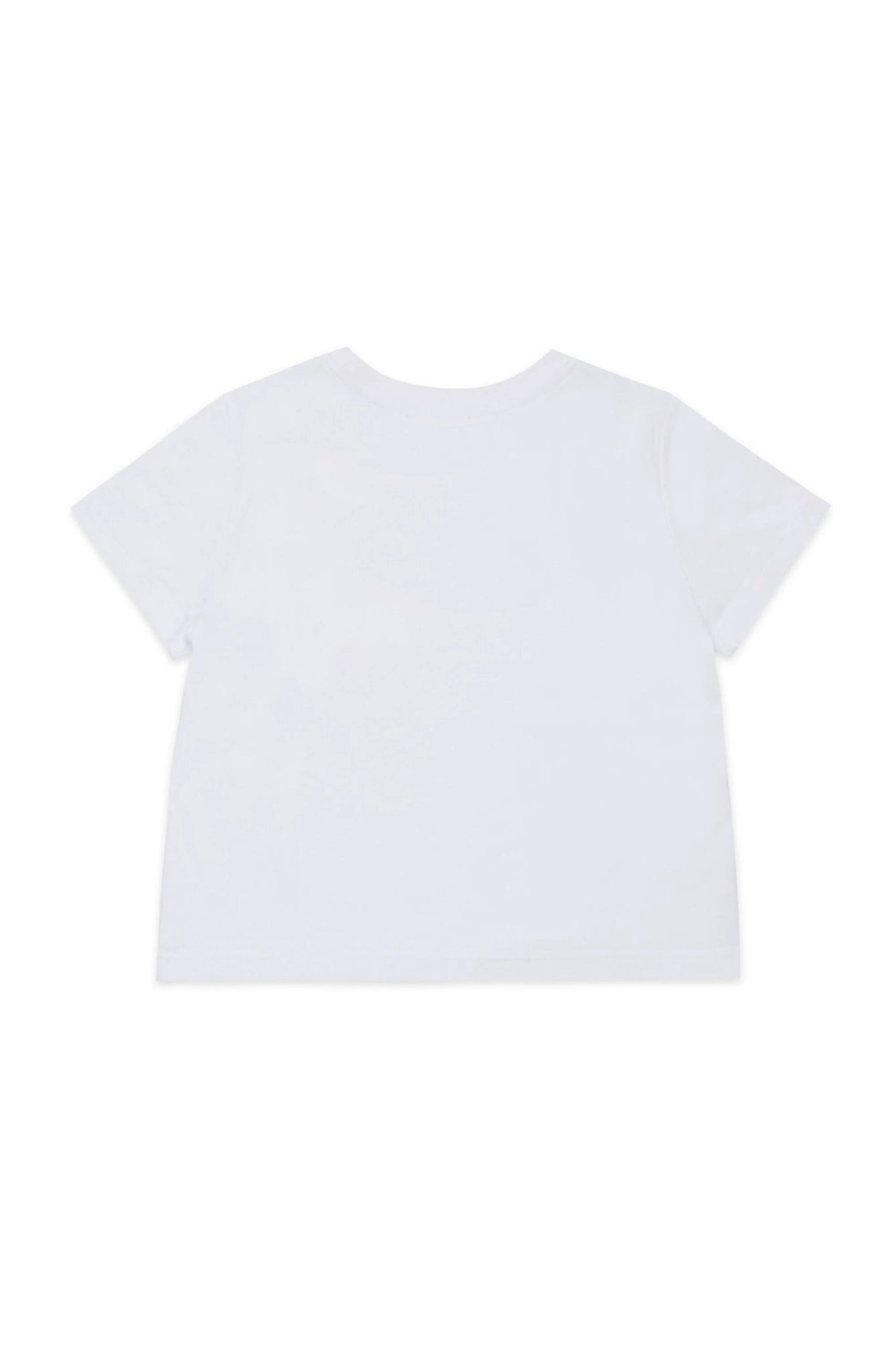 T - SHIRT BIANCA CON LOGO IN PAILLETTES DIESEL - Angel Luxury