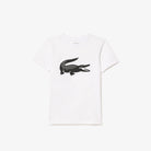 T - SHIRT BIANCA CON LOGO LACOSTE - Angel Luxury