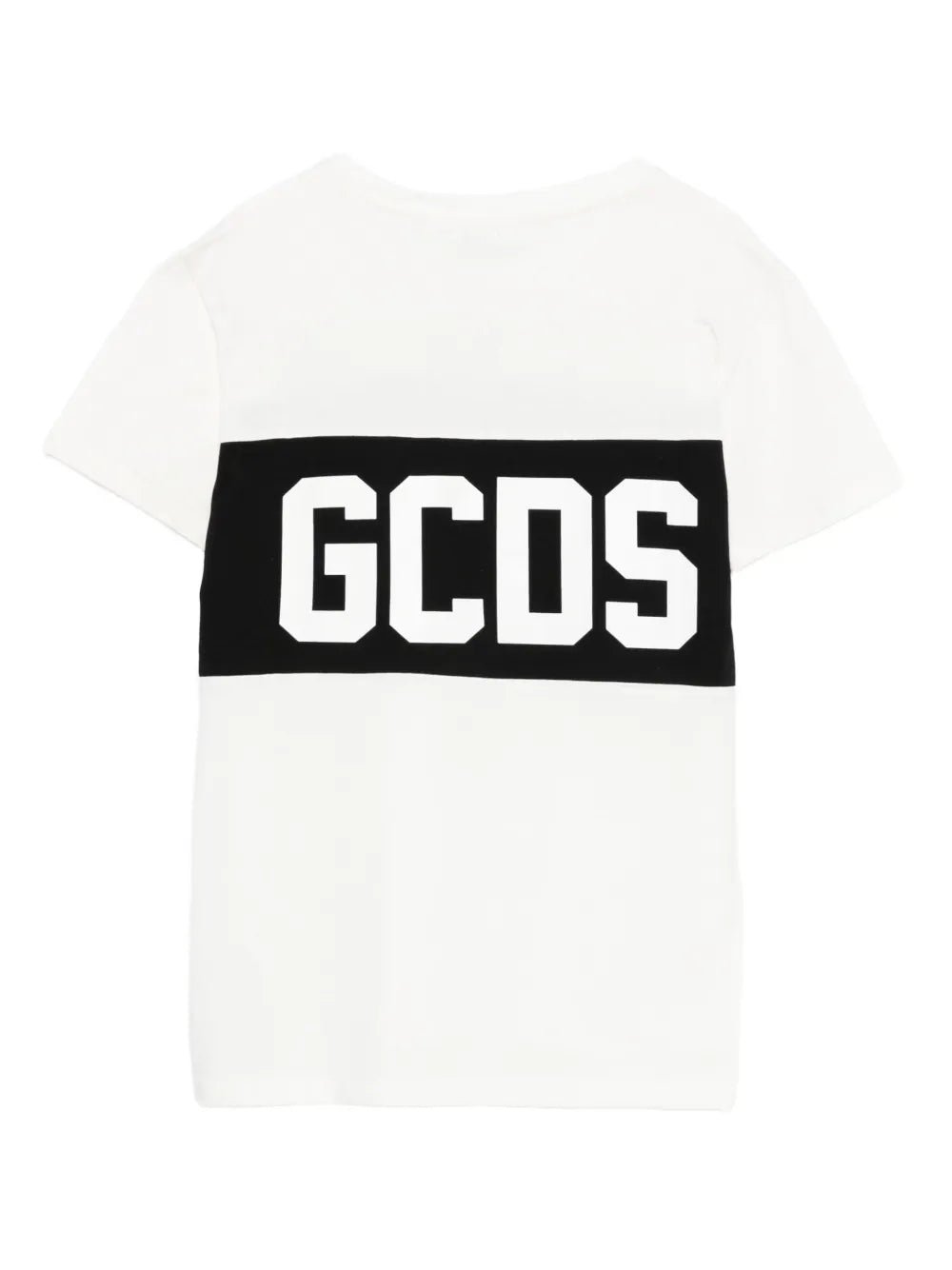 T - SHIRT BIANCA CON LOGO NERO GCDS - Angel Luxury
