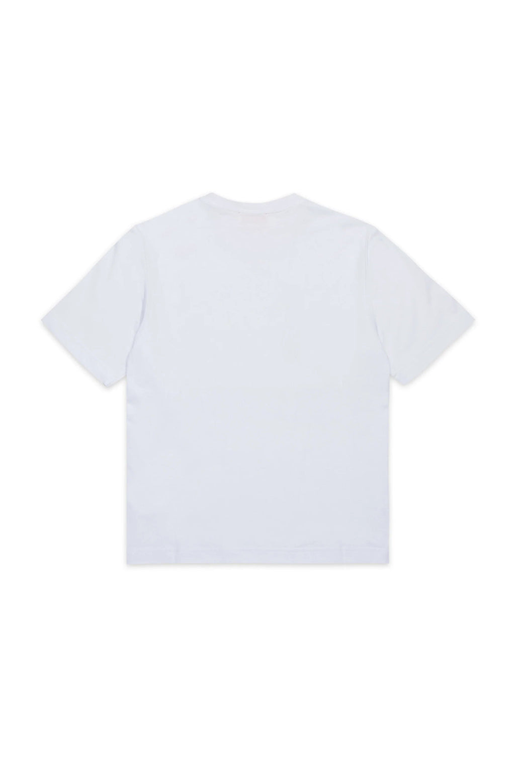 T - SHIRT BIANCA CON LOGO NERO IN RILIEVO DIESEL - Angel Luxury