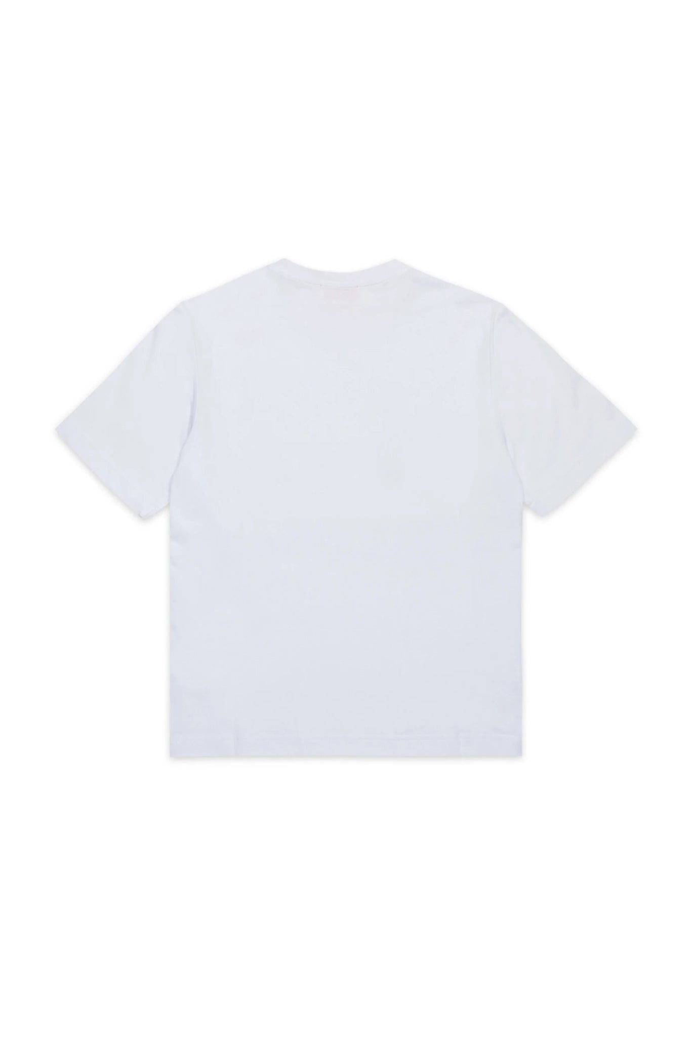T - SHIRT BIANCA CON LOGO NERO IN RILIEVO DIESEL - Angel Luxury