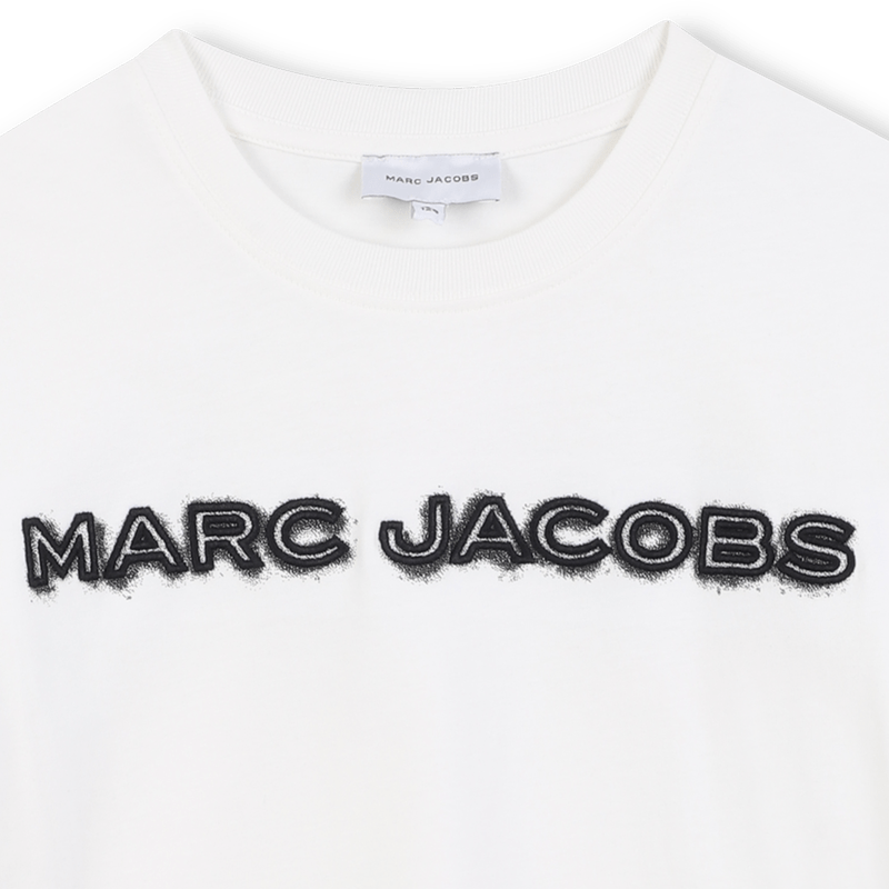 T - SHIRT BIANCA CON LOGO NERO MARC JACOBS - Angel Luxury