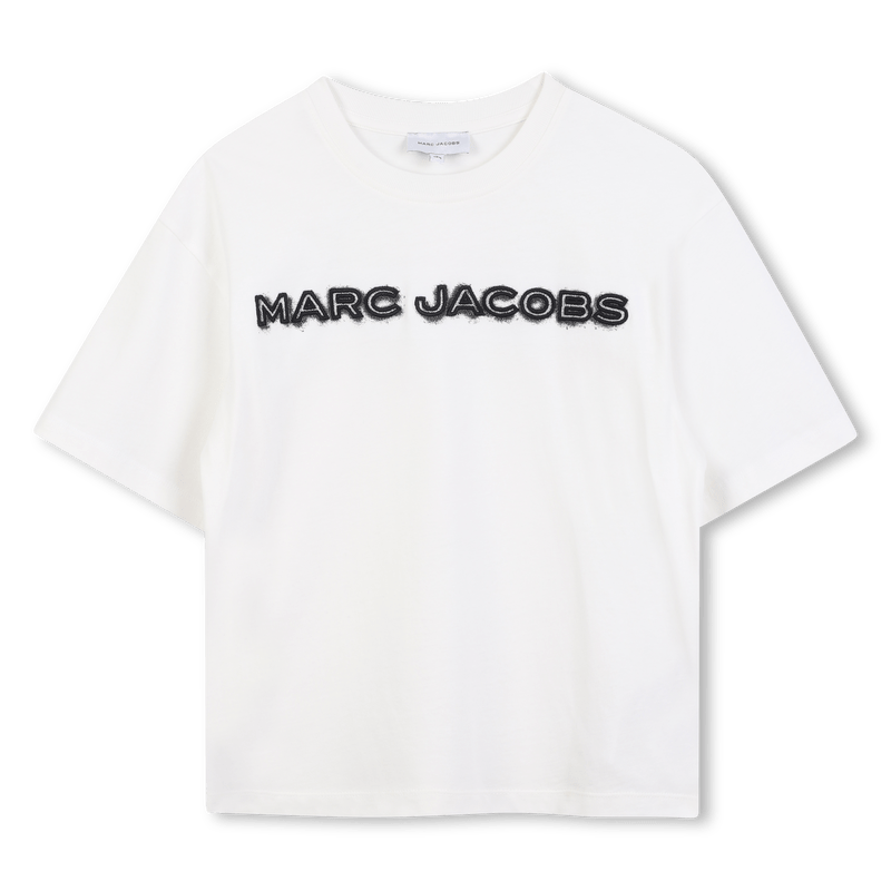 T - SHIRT BIANCA CON LOGO NERO MARC JACOBS - Angel Luxury