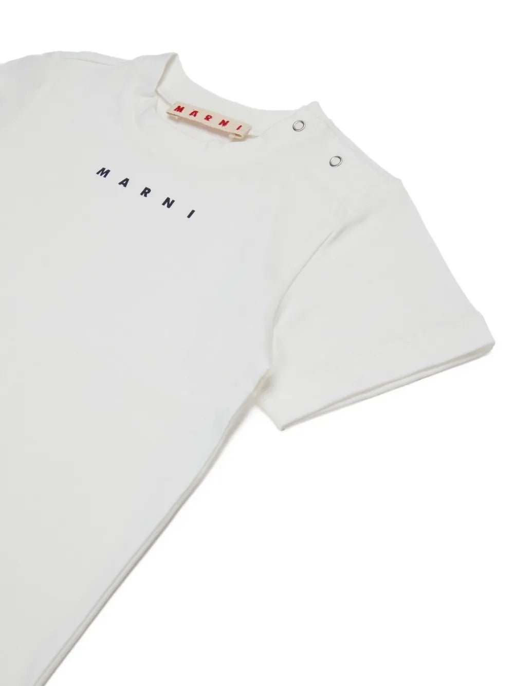 T - SHIRT BIANCA CON LOGO NERO MARNI - Angel Luxury