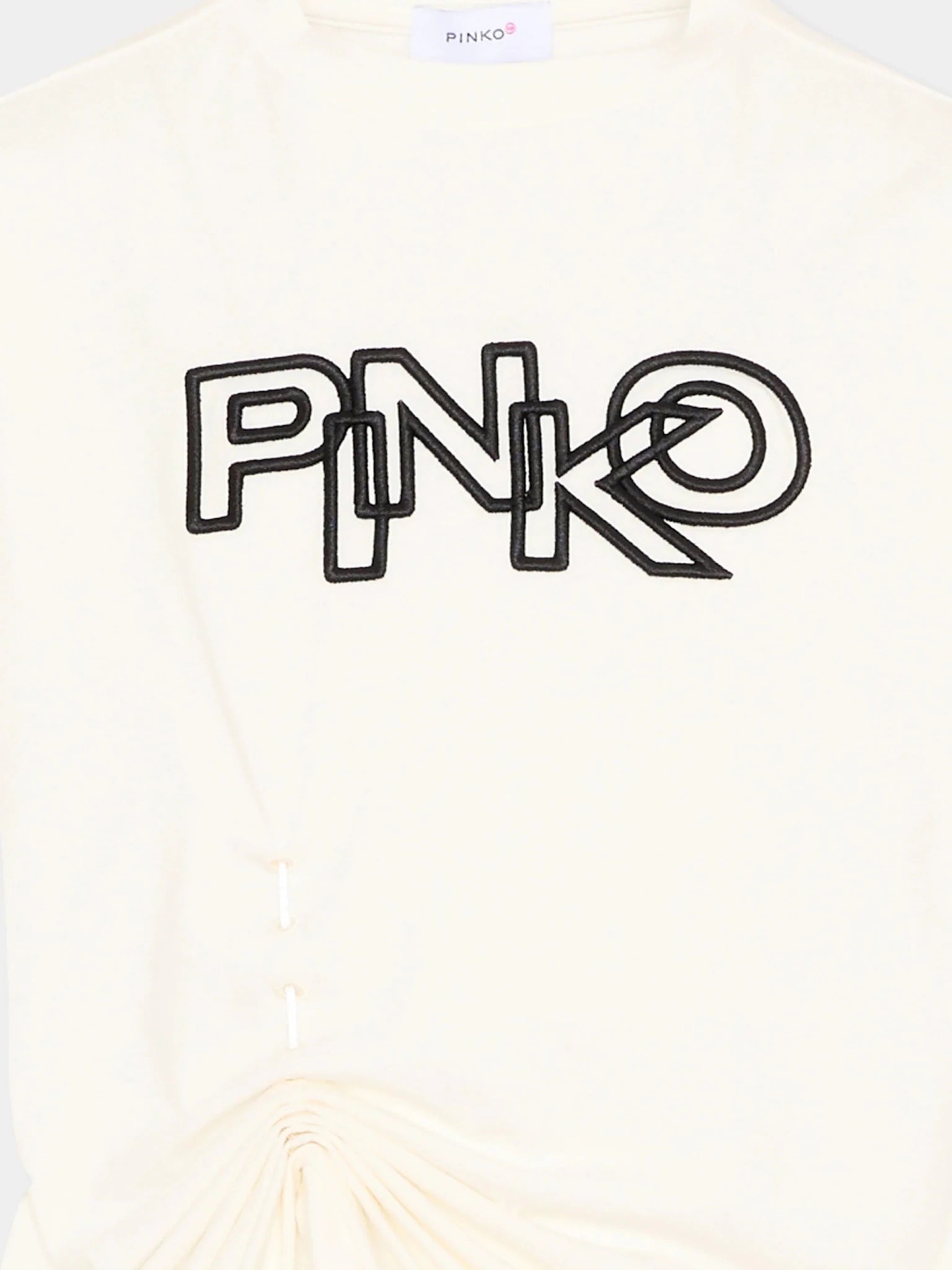 T - SHIRT BIANCA CON LOGO NERO PINKO - Angel Luxury