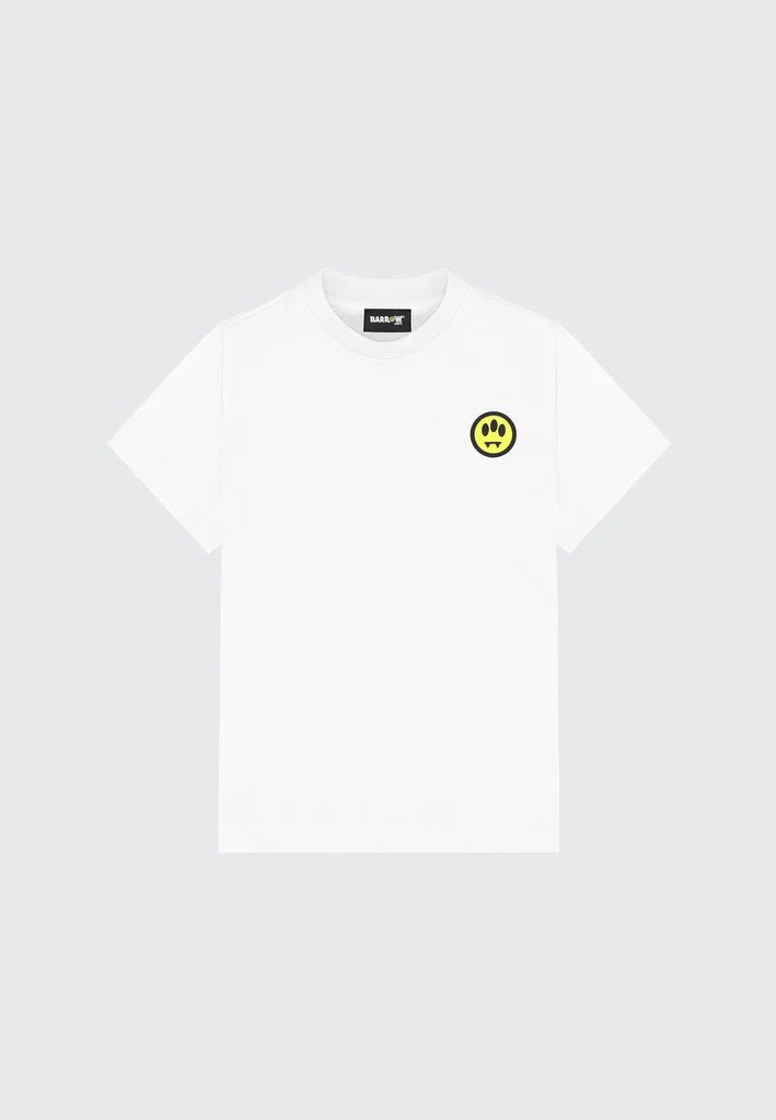 T - SHIRT BIANCA CON LOGO NERO SL RETRO BARROW - Angel Luxury