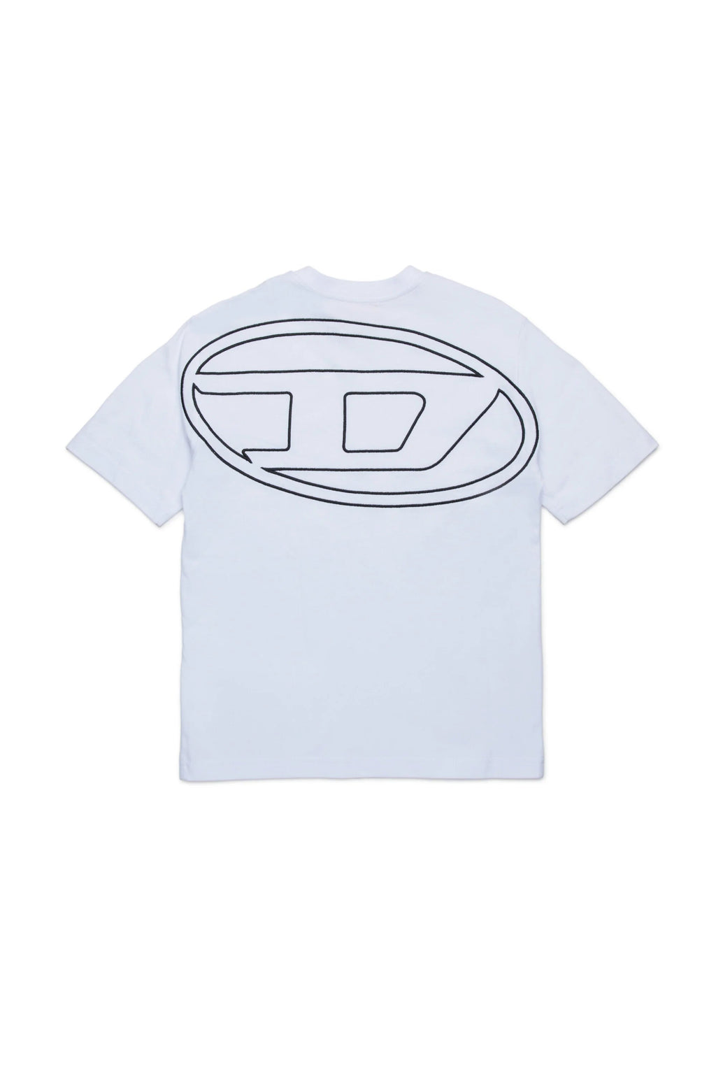 T - SHIRT BIANCA CON LOGO OVAL D DIESEL - Angel Luxury