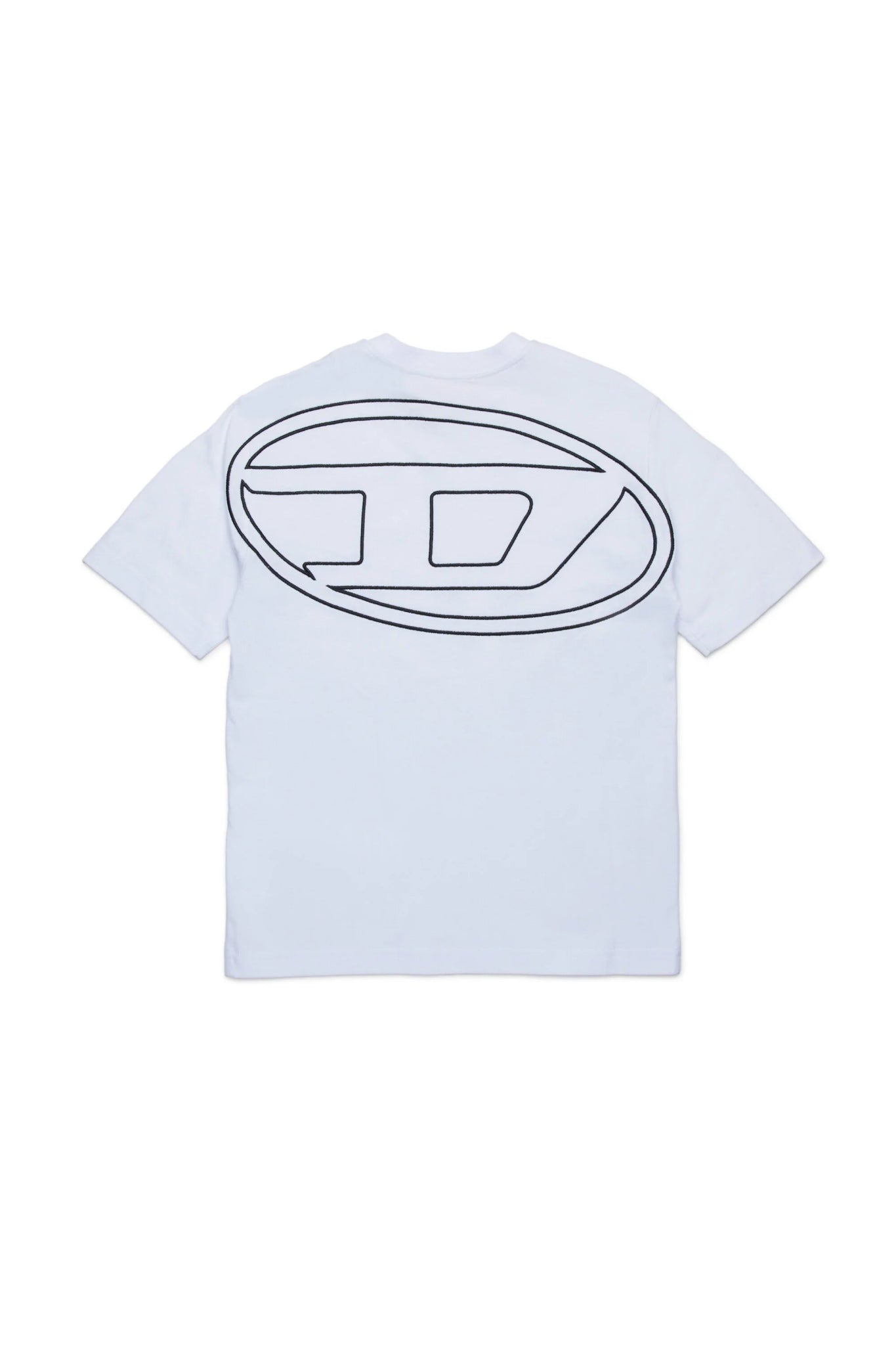 T - SHIRT BIANCA CON LOGO OVAL D DIESEL - Angel Luxury