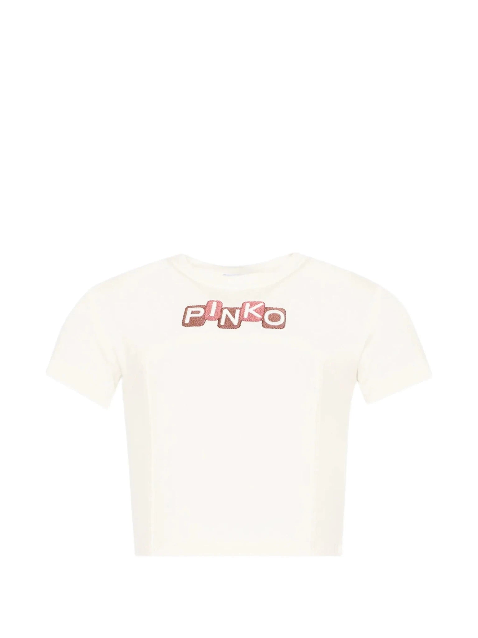 T - SHIRT BIANCA CON LOGO PINKO - Angel Luxury