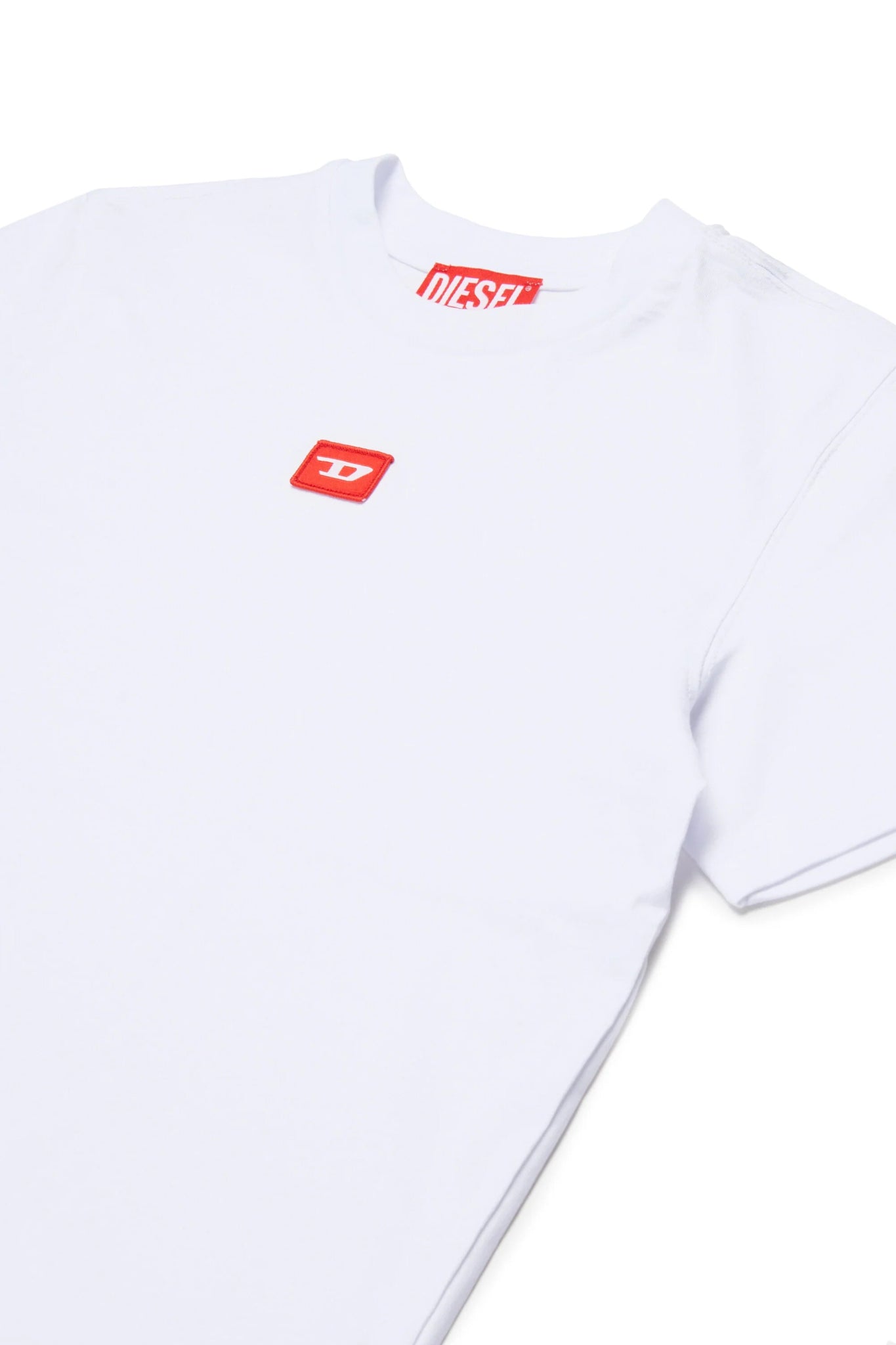 T - SHIRT BIANCA CON LOGO ROSSO DIESEL - Angel Luxury